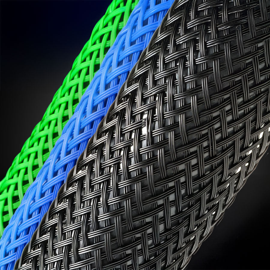 Expandable Braided Sleeving available in many colors and size options