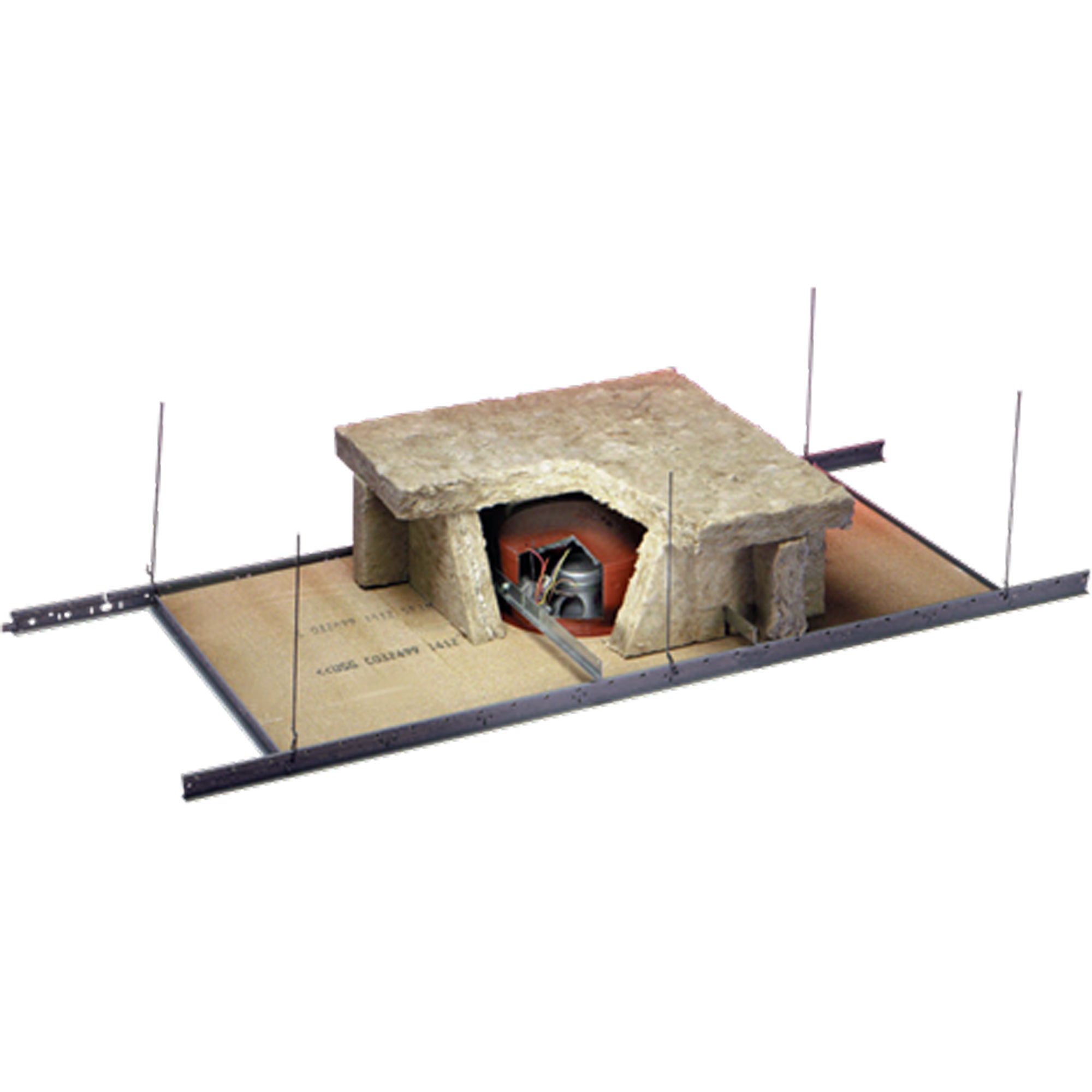 AtlasIED FA136T87FRK Fire Rated 6" Coaxial Speaker with 8W 70V Transformer, Enclosure, and Baffle (6 Pack)