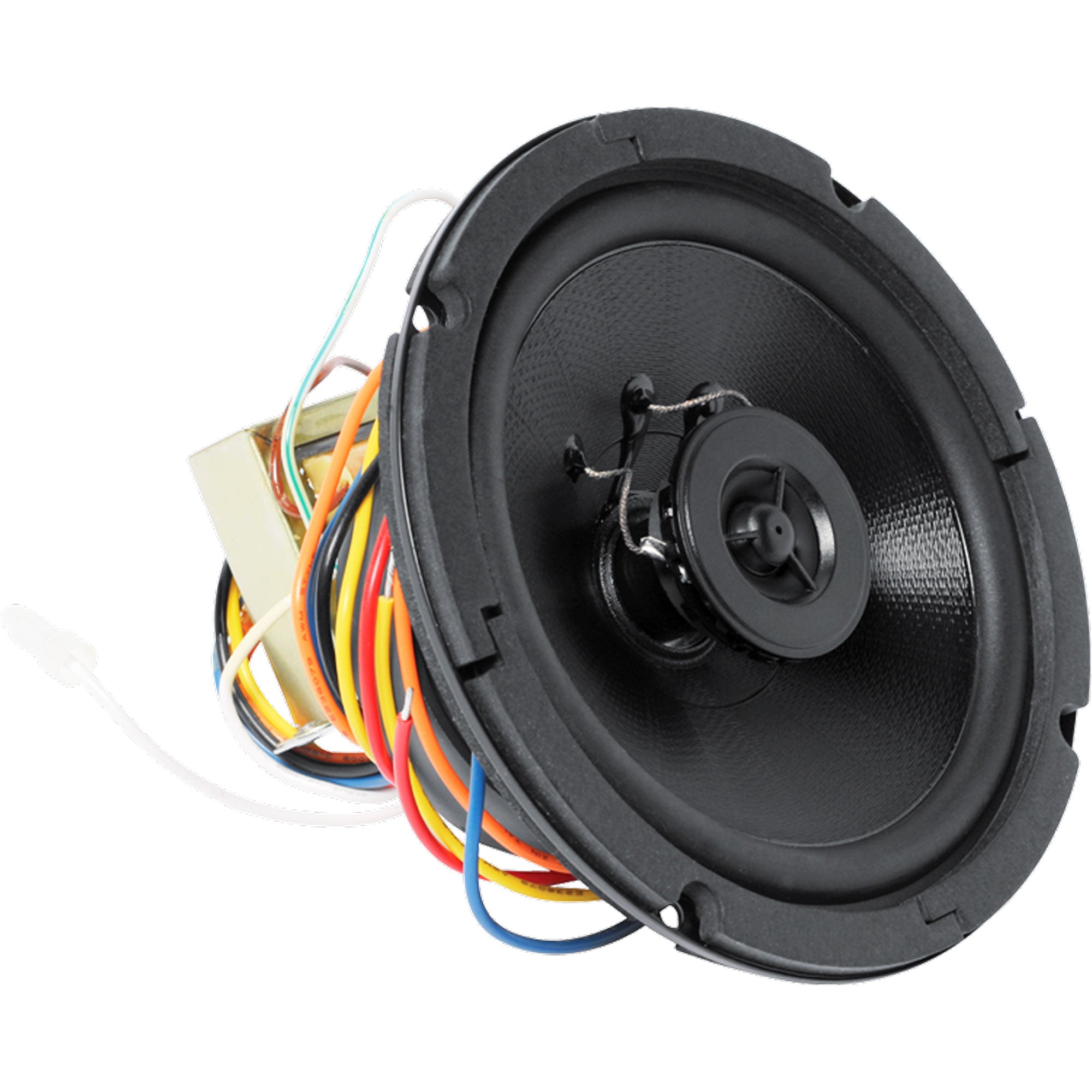 AtlasIED FA136T87 6" Coaxial In-Ceiling Speaker with 8-Watt 70V Transformer