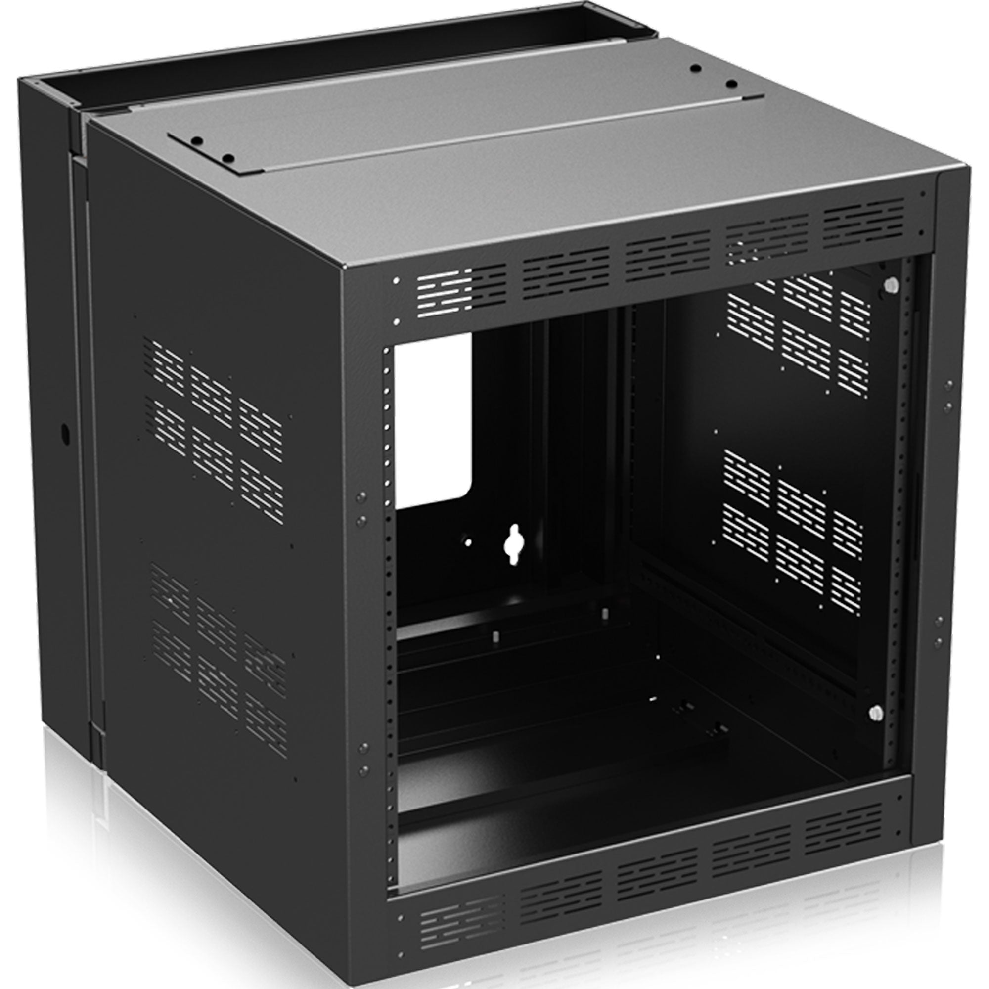 AtlasIED WMA10-23 High Strength Wall Rack with Adjustable Rails (10RU, 23.5" Deep)