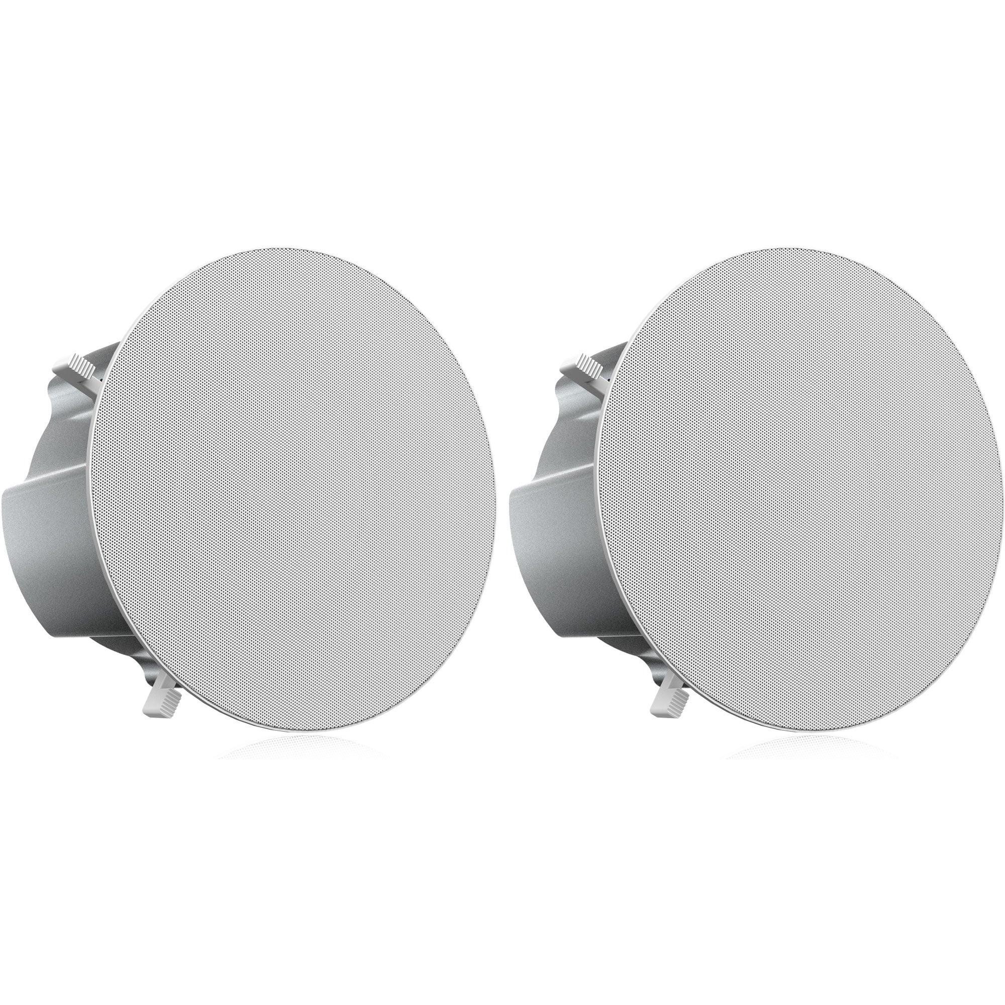 AtlasIED FAP6260T 6" Coaxial In-Ceiling Speaker with 60-Watt 70/100V Transformer (White, Pair)