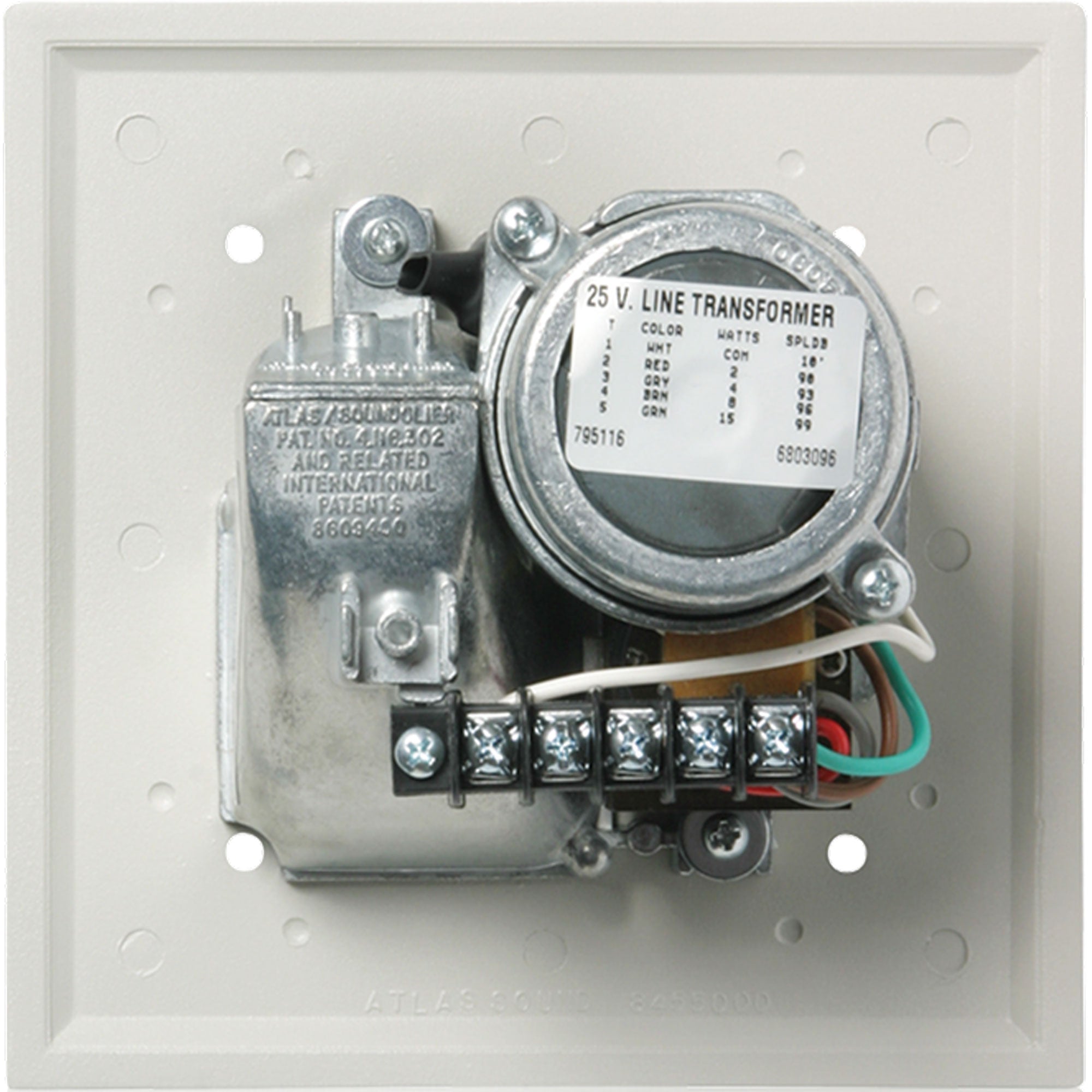 AtlasIED VTF-152UCN 15W 25V Voice/Tone Recessed Compression Driver Speaker (Grey)