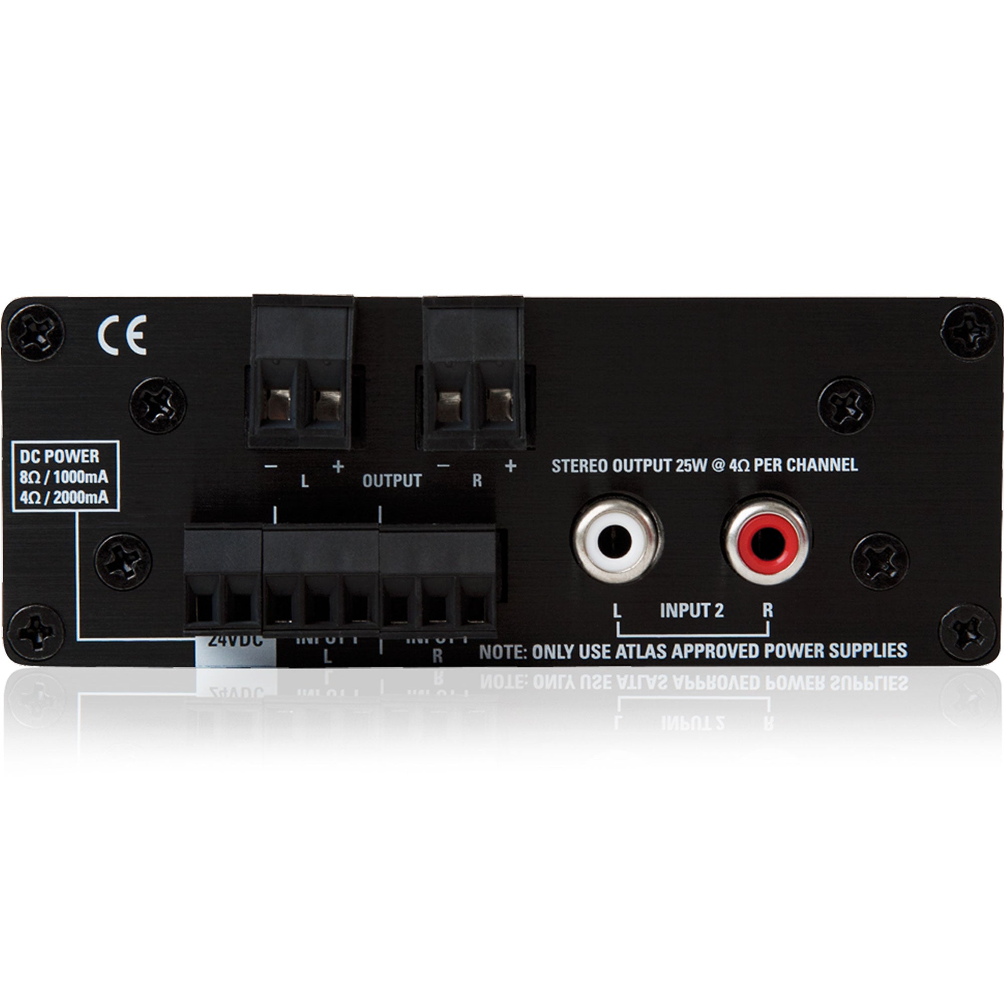 AtlasIED TSD-PA252G 25W x 2 @ 4 Ohms Two-Channel Power Amplifier