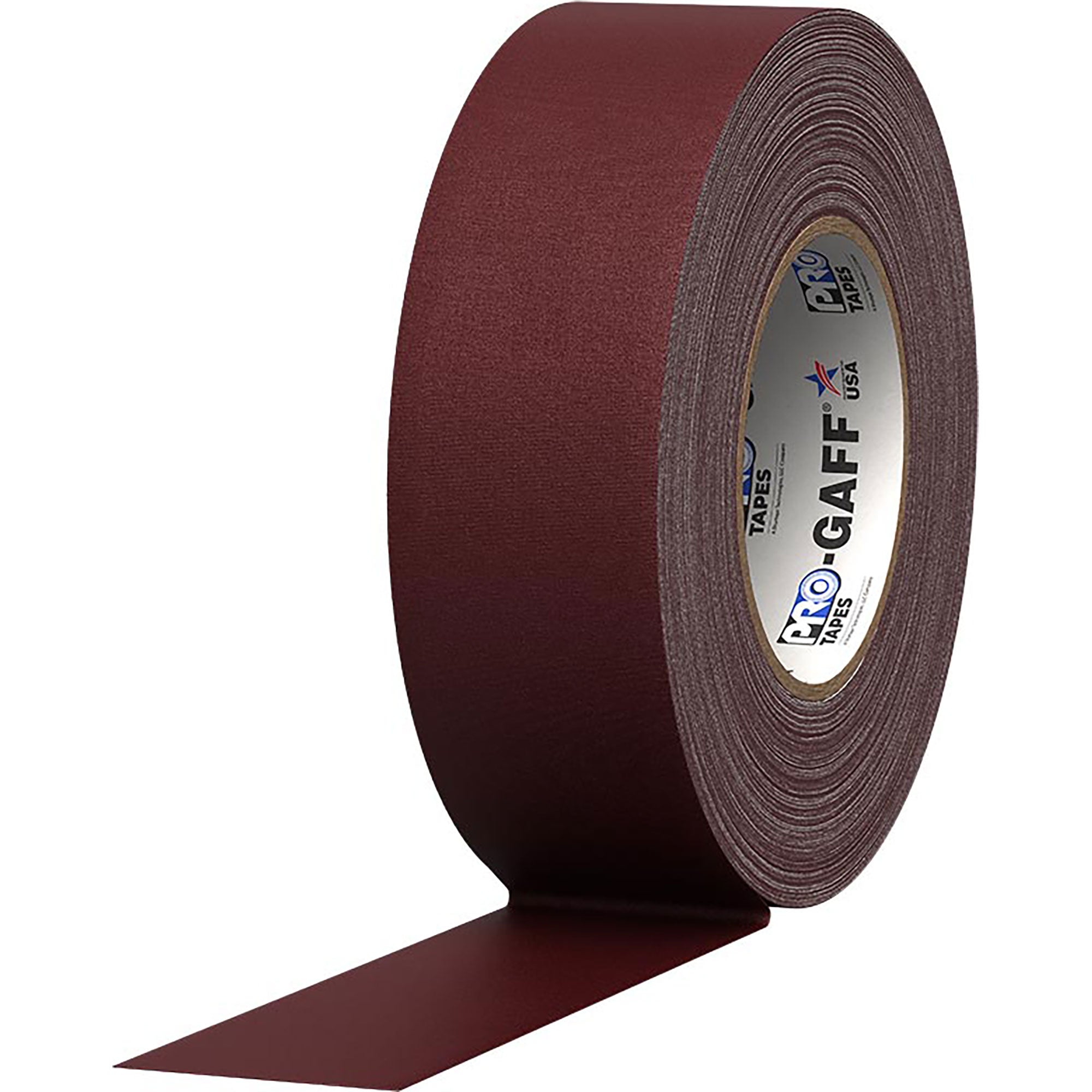 ProTapes Pro Gaff Premium Matte Cloth Gaffers Tape 2" x 55yds (Burgundy, Case of 24)