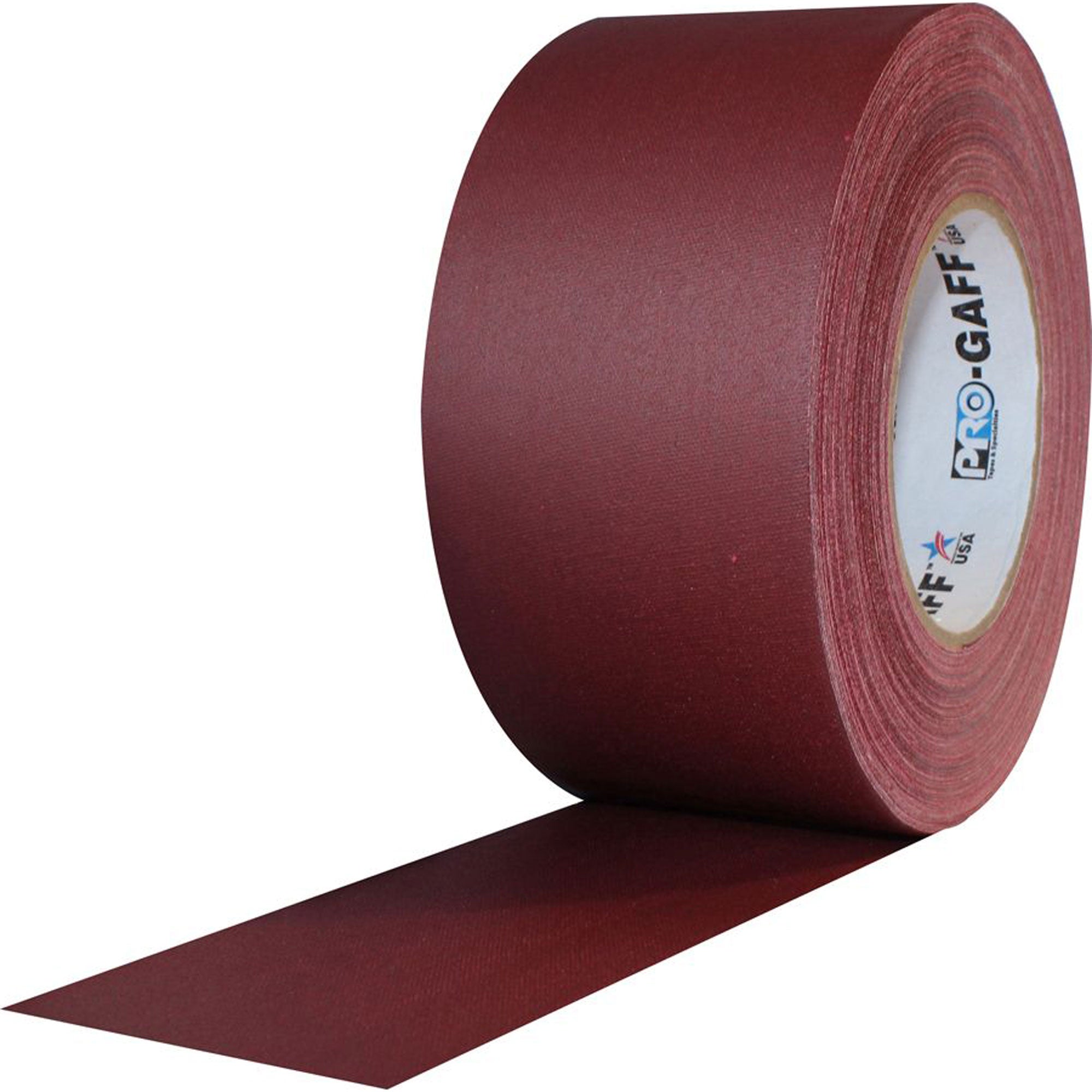 ProTapes Pro Gaff Premium Matte Cloth Gaffers Tape 3" x 55yds (Burgundy, Case of 16)
