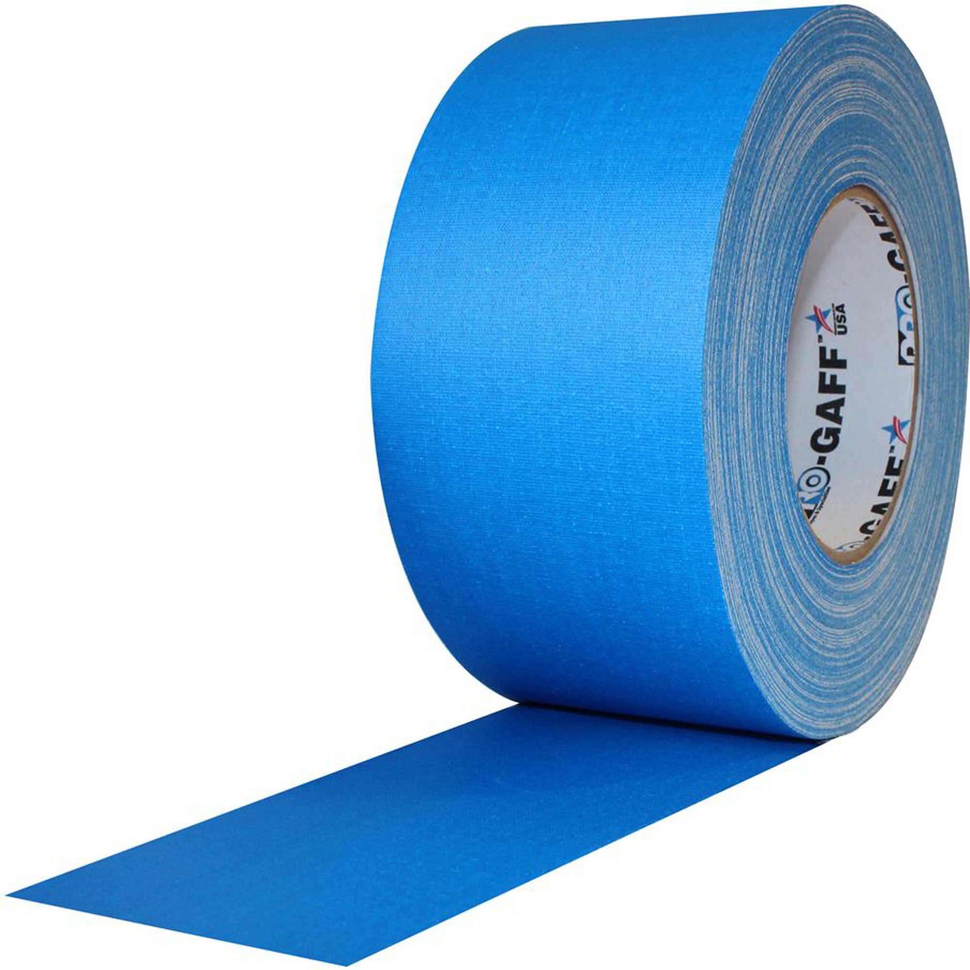 ProTapes Pro Gaff Premium Matte Cloth Gaffers Tape 3" x 55yds (Electric Blue, Case of 16)