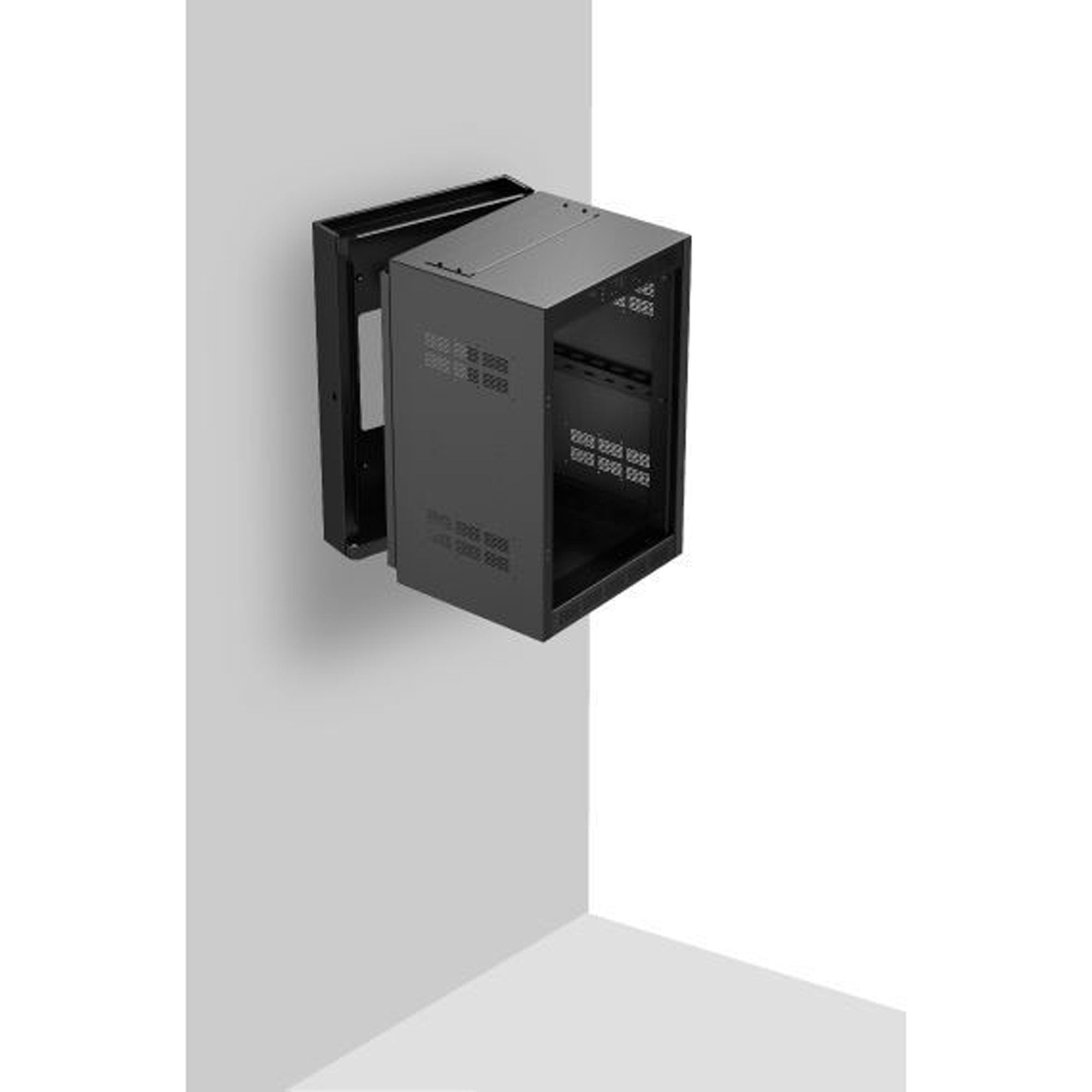 AtlasIED WMA16-23 High Strength Wall Rack with Adjustable Rails (16RU, 23.5" Deep)