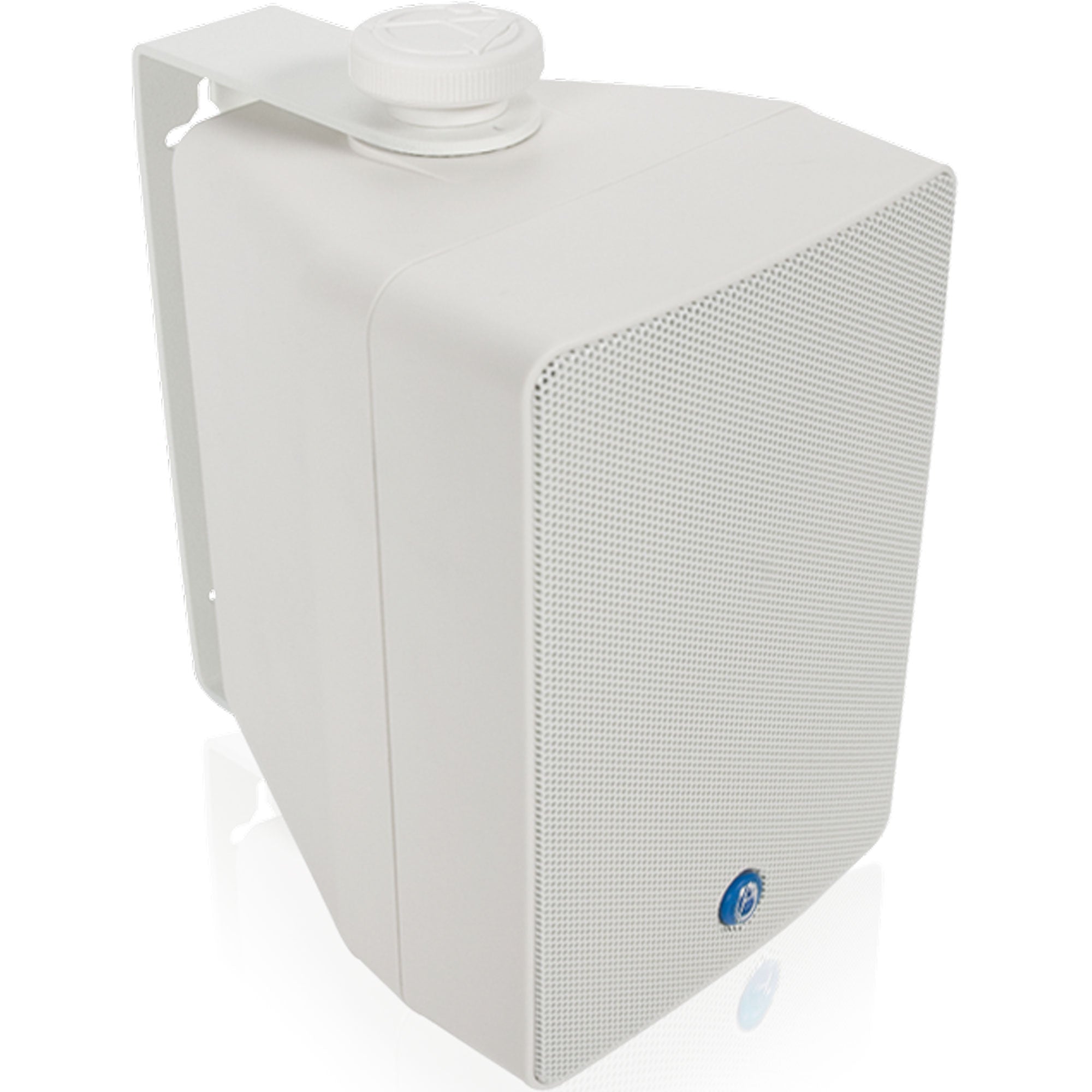 AtlasIED SM42T-WH 4" 2-Way All Weather Speaker with 16-Watt 70V/100V Transformer (White, Pair)