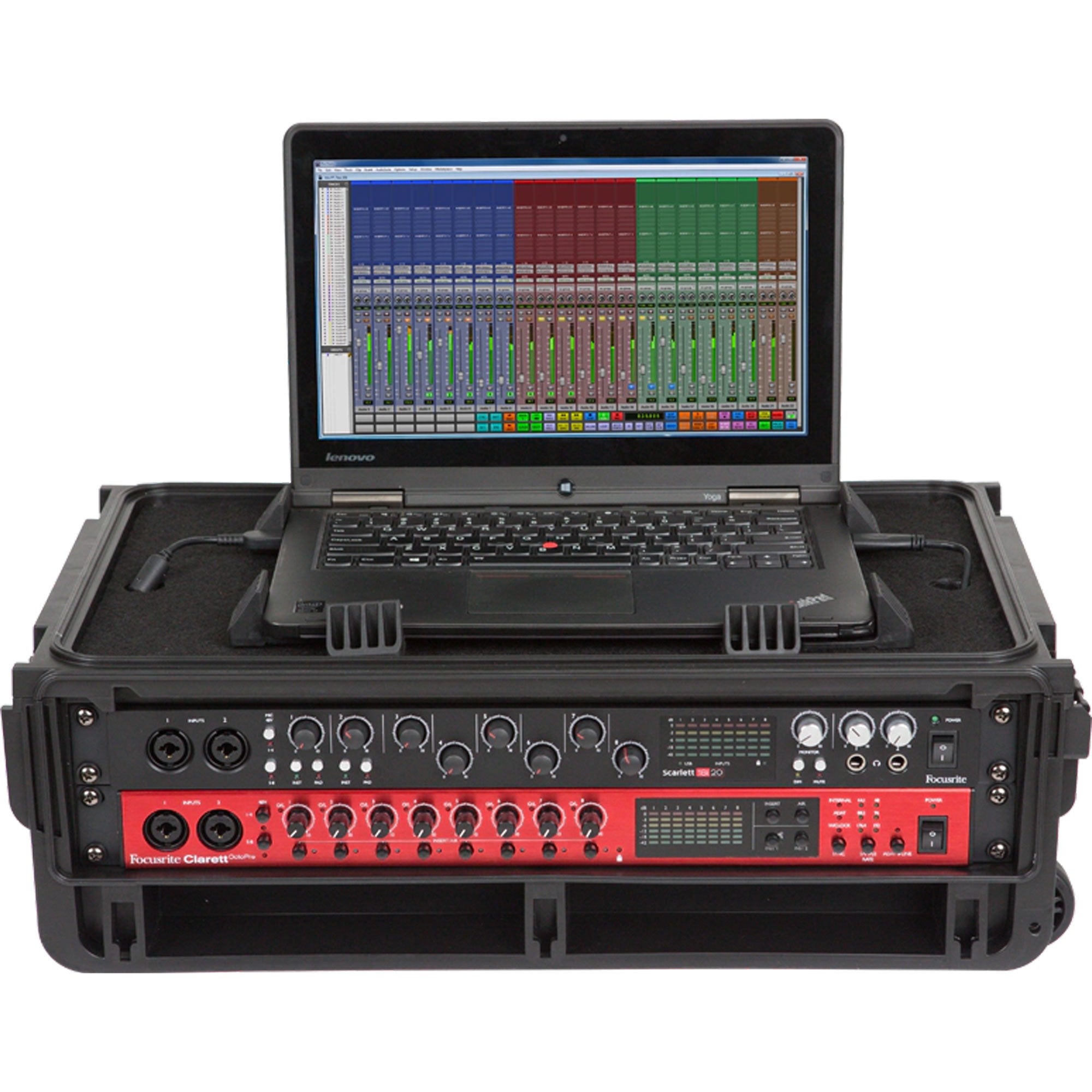 SKB 1SKB-ISF2U Injection-Molded Studio Flyer Rack Case (2U)