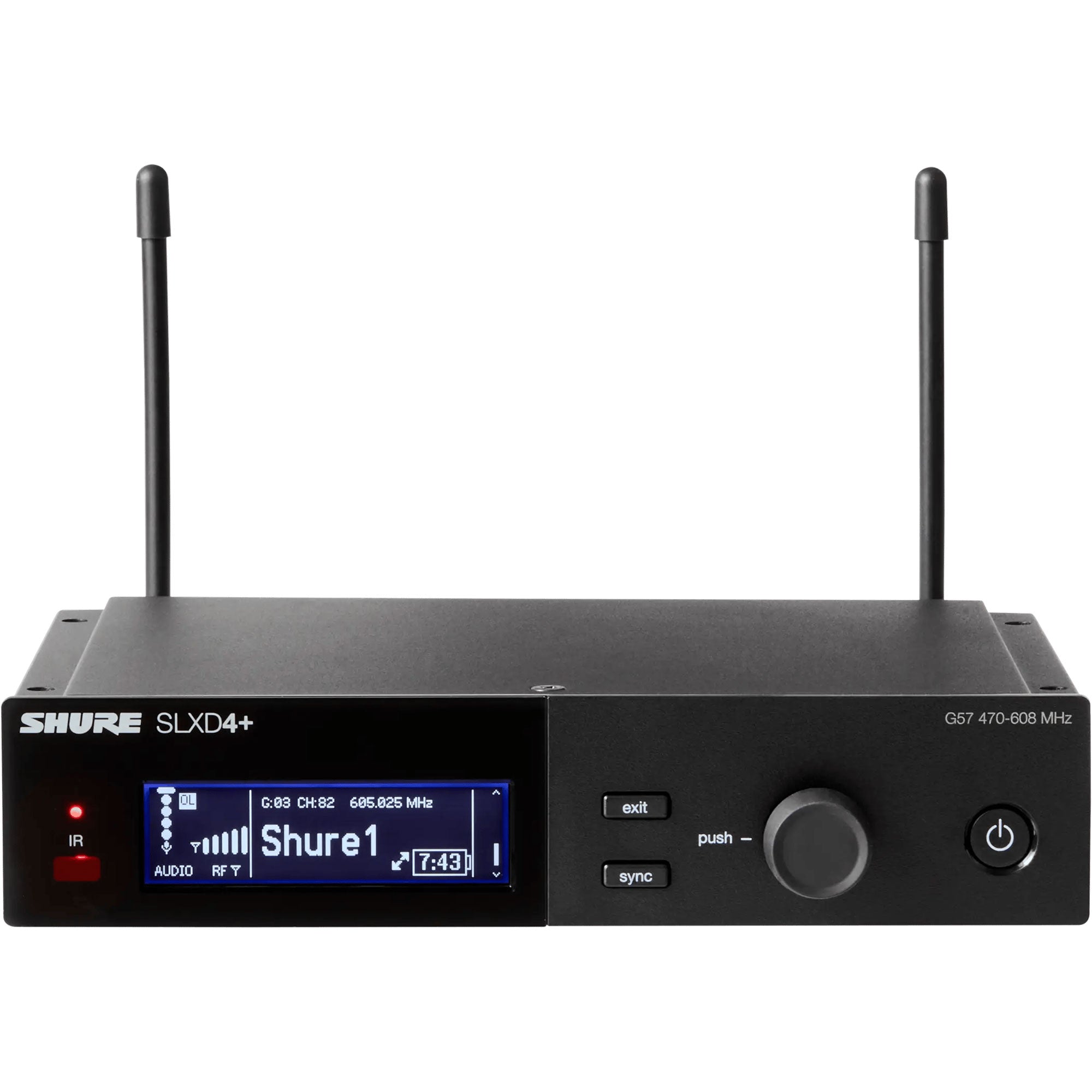 Shure SLXD14+/93 Digital Wireless Omni Lavalier Microphone System (G57: 470-608 MHz)