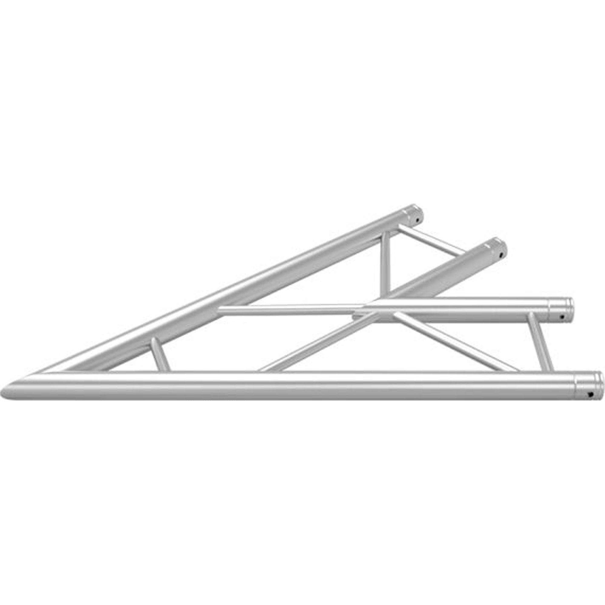 Global Truss 2-Way 45 Degree Horizontal Corner for F32 I-Beam Truss System (Aluminum)