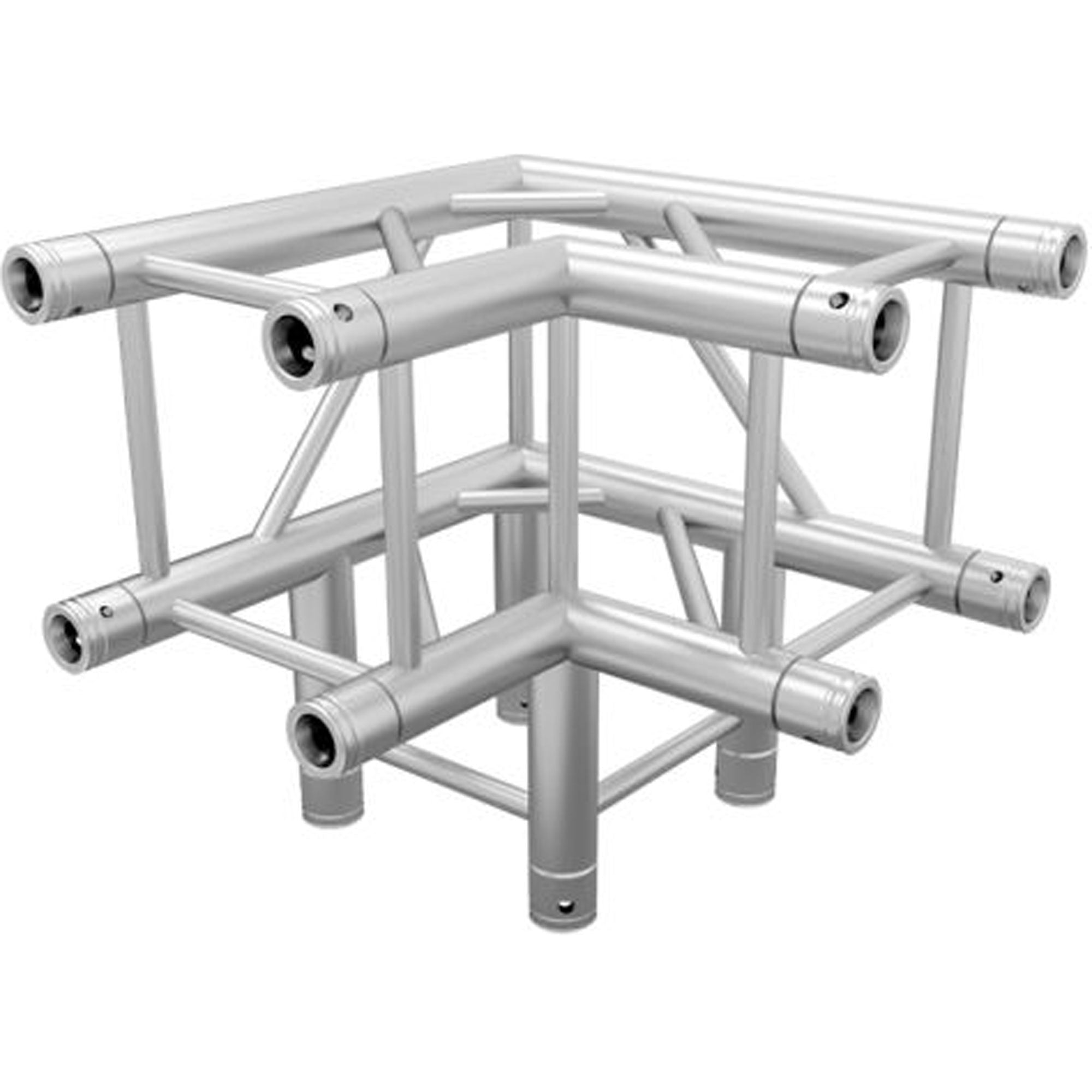 Global Truss 3-Way 90 Degree Corner for F34 Square Truss System (Aluminum)