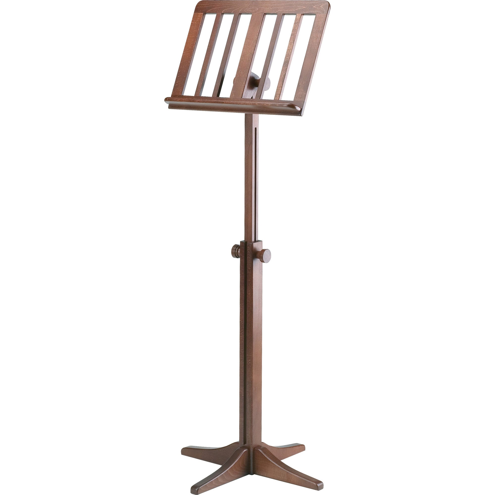 K&M Stands 116/1 Wooden Music Stand (Walnut)