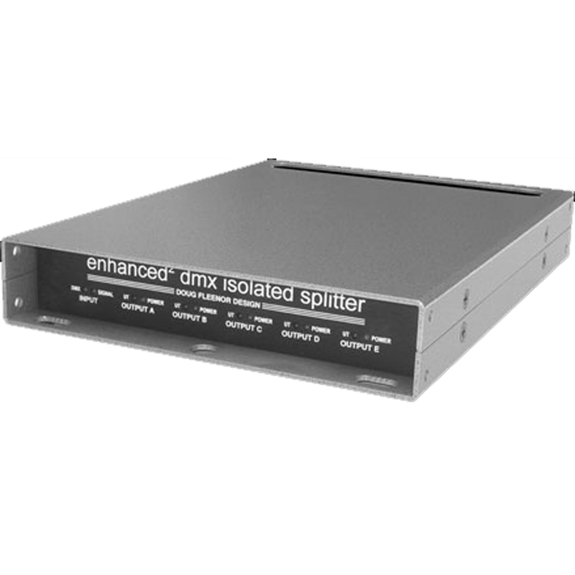 Doug Fleenor 125EE-5-FT DMX512 Enhanced Splitter 1x5 (5-Pin XLR with Feed-Thru)