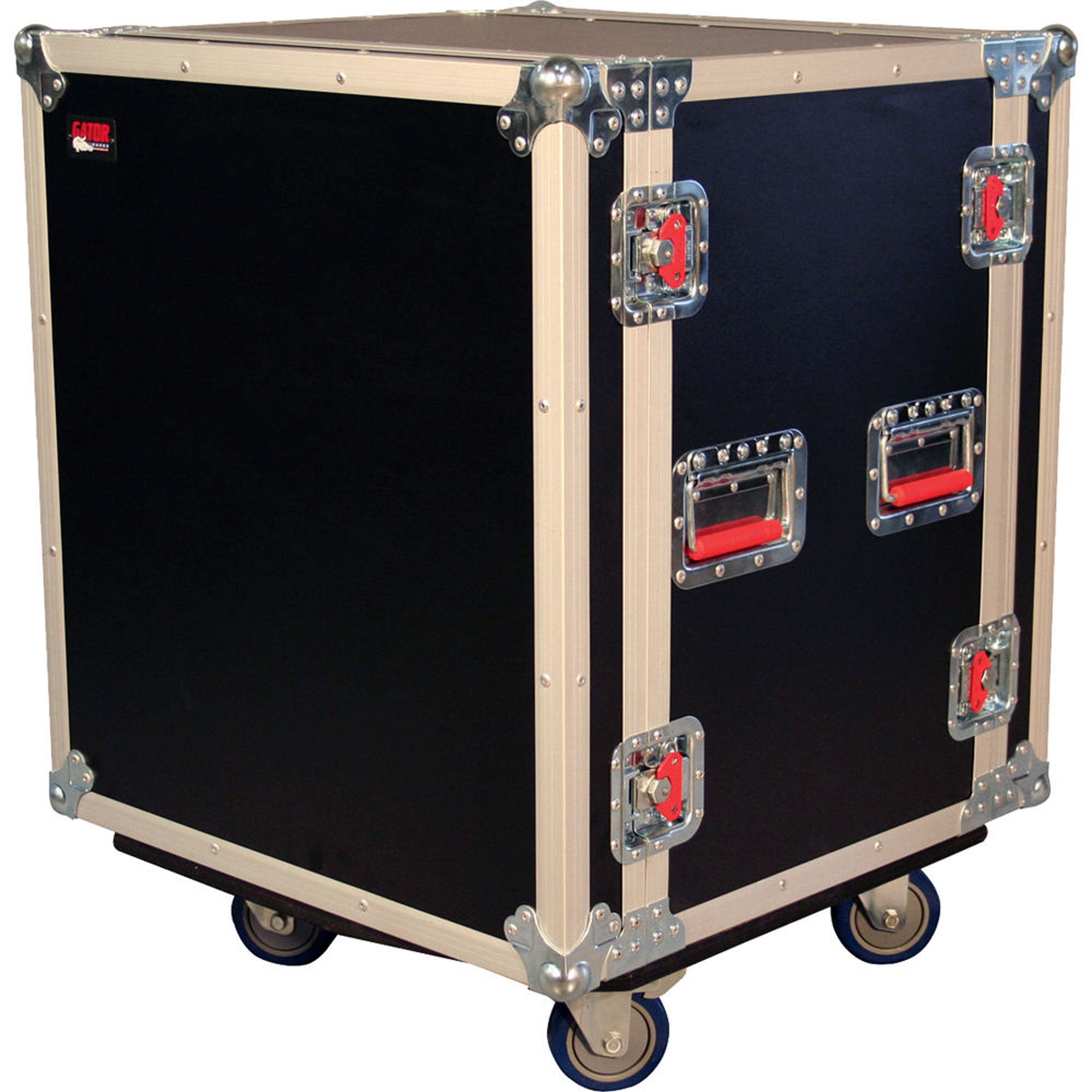 Gator Cases G-TOUR SHK12 CAST Shock Road Rack Case with Casters (12U)