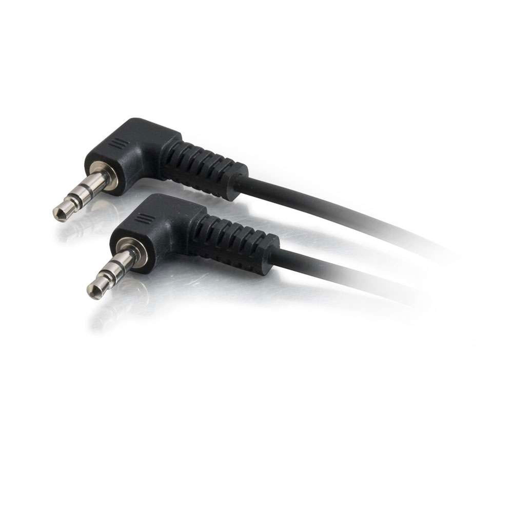 C2G 3.5mm Right Angled Male/Male Stereo Audio Cable (1.5')