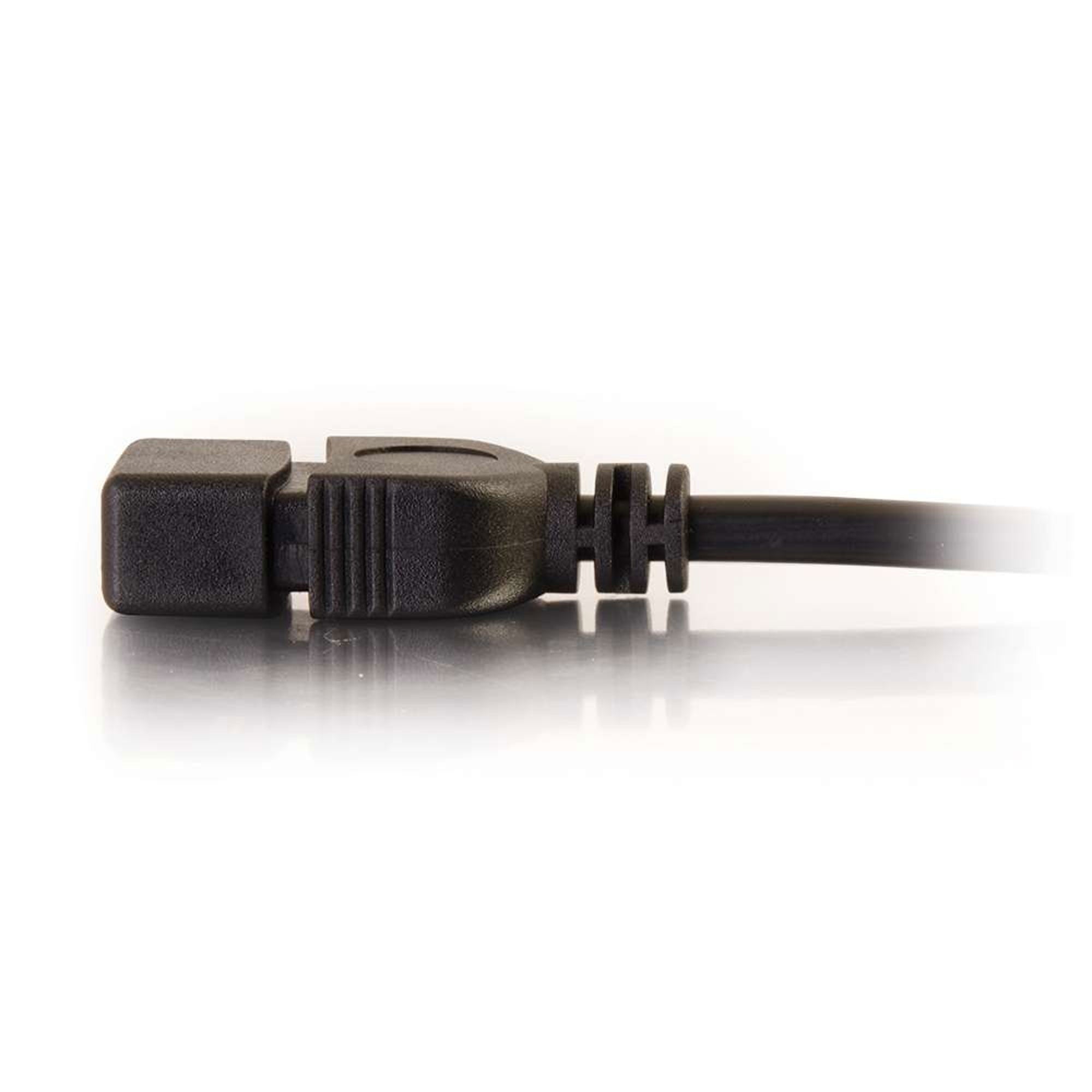C2G USB 2.0 A Male to A Female Extension Cable - Black (6.6'/2m)