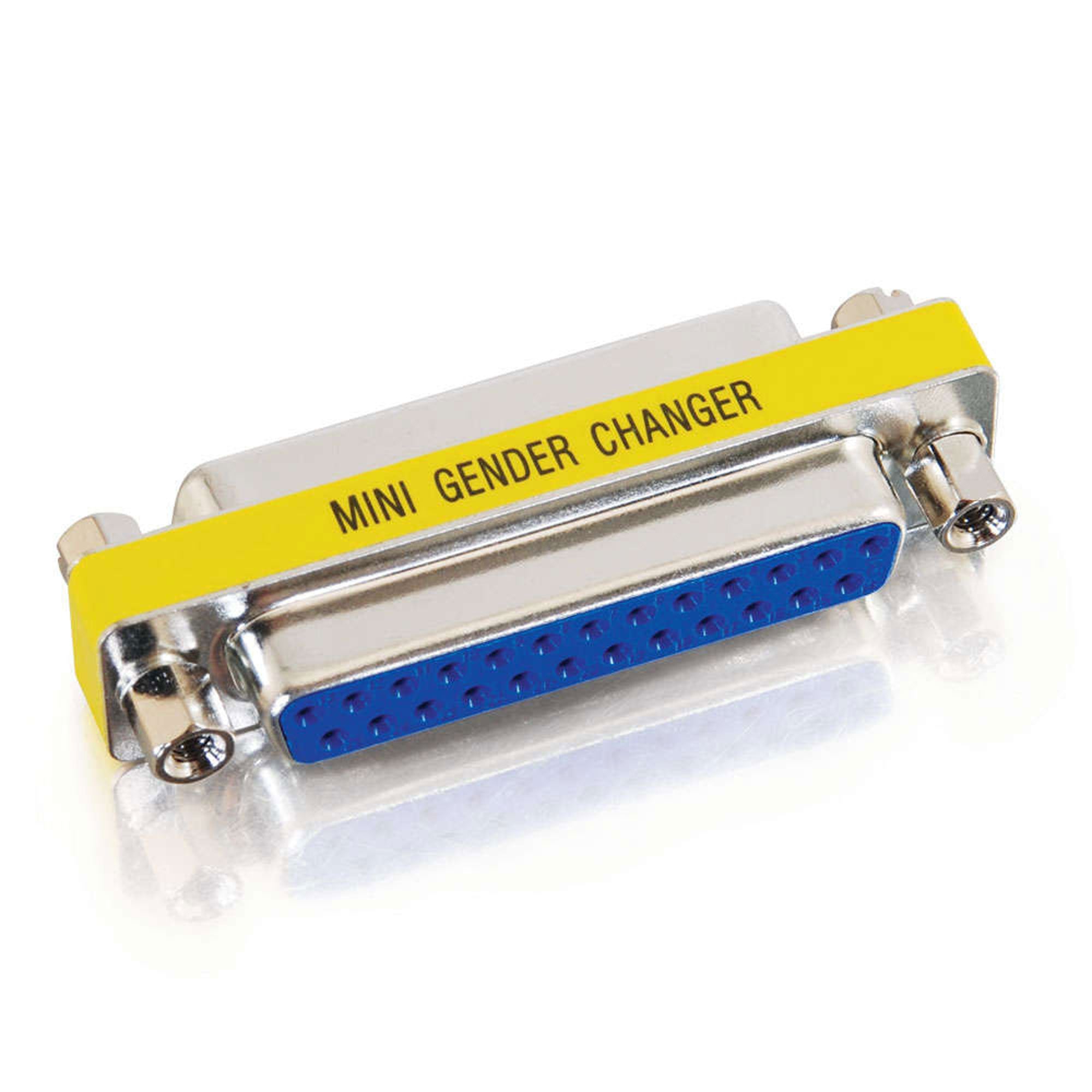 C2G DB25 Female/Female Mini Gender Changer (Coupler)