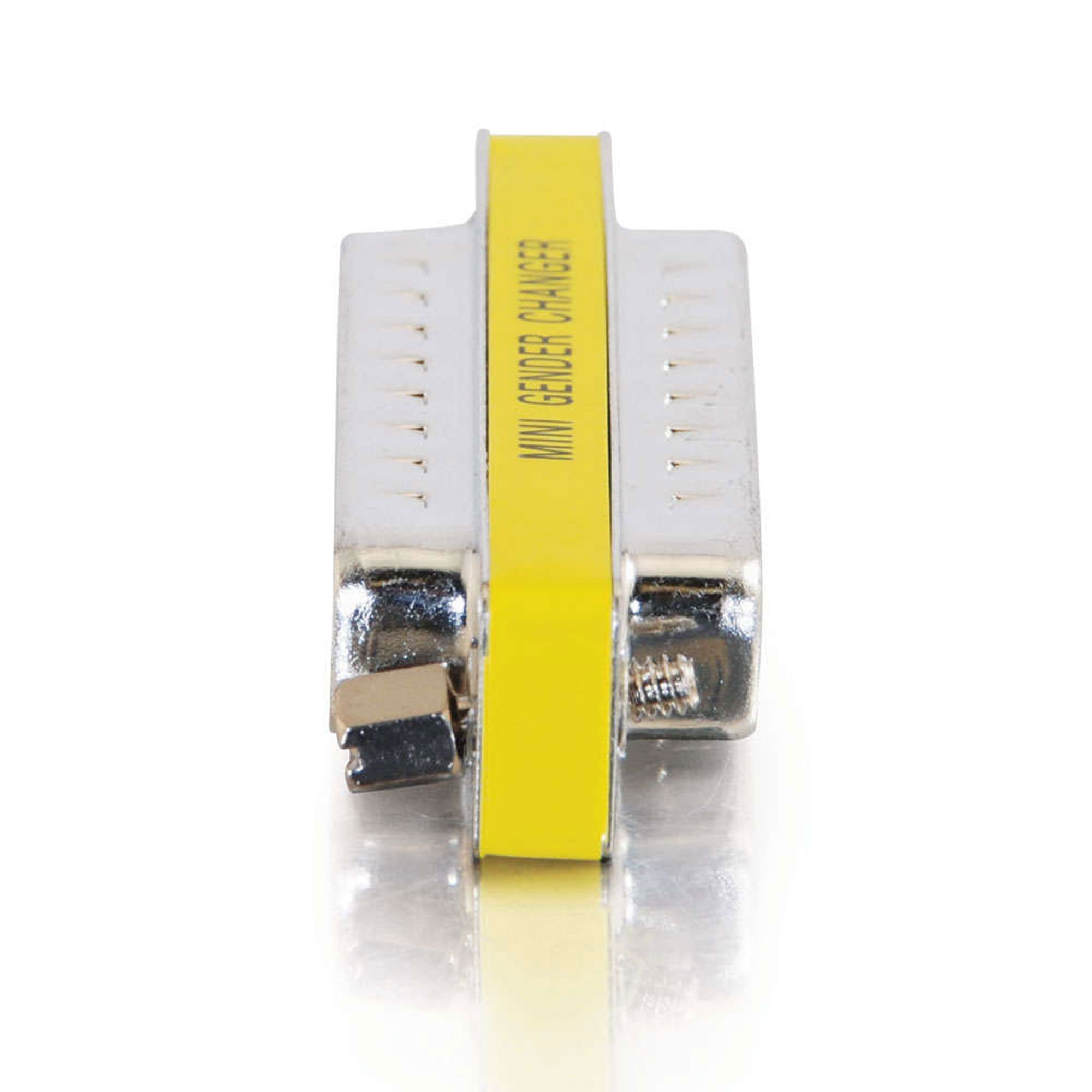 C2G DB25 Male/Male Mini Gender Changer (Coupler)