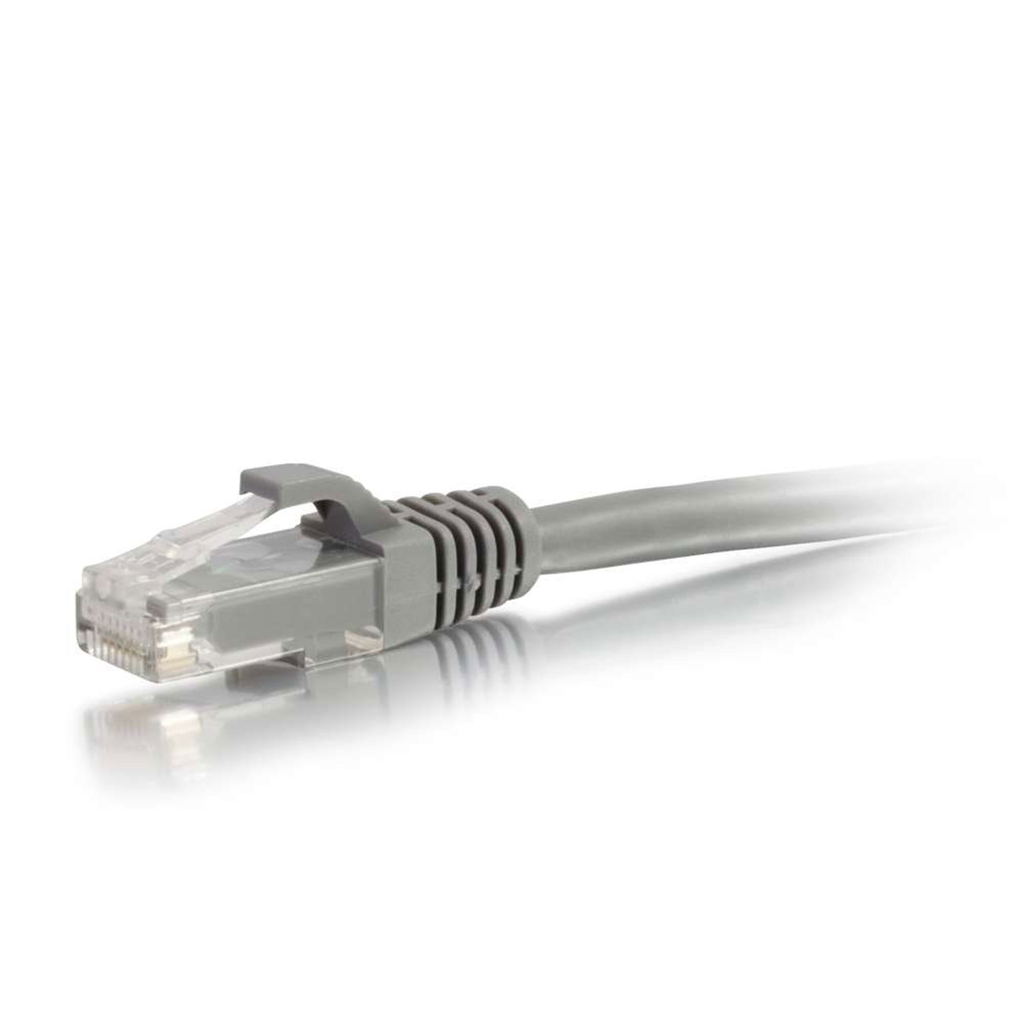C2G Cat6 Snagless Unshielded (UTP) Ethernet Network Patch Cable - Grey (100')