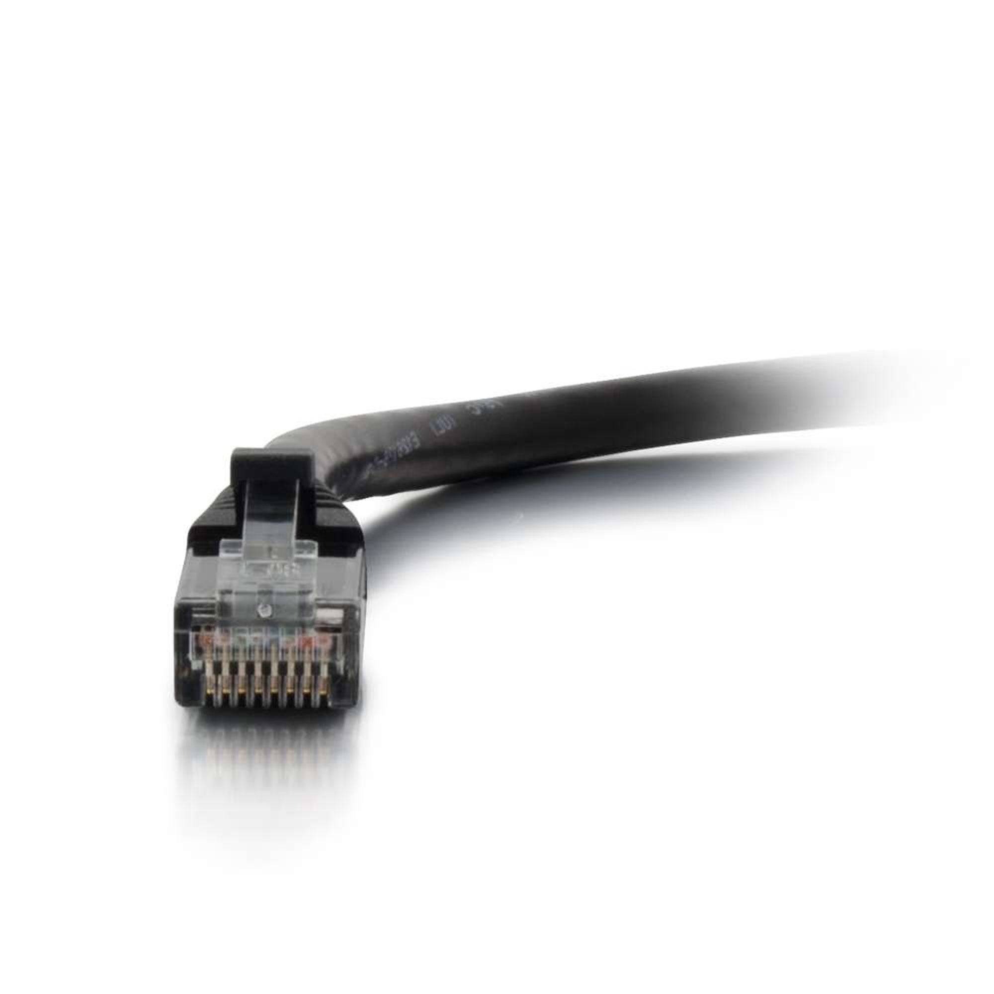 C2G Cat5e Snagless Unshielded (UTP) Ethernet Network Patch Cable - Black (10')