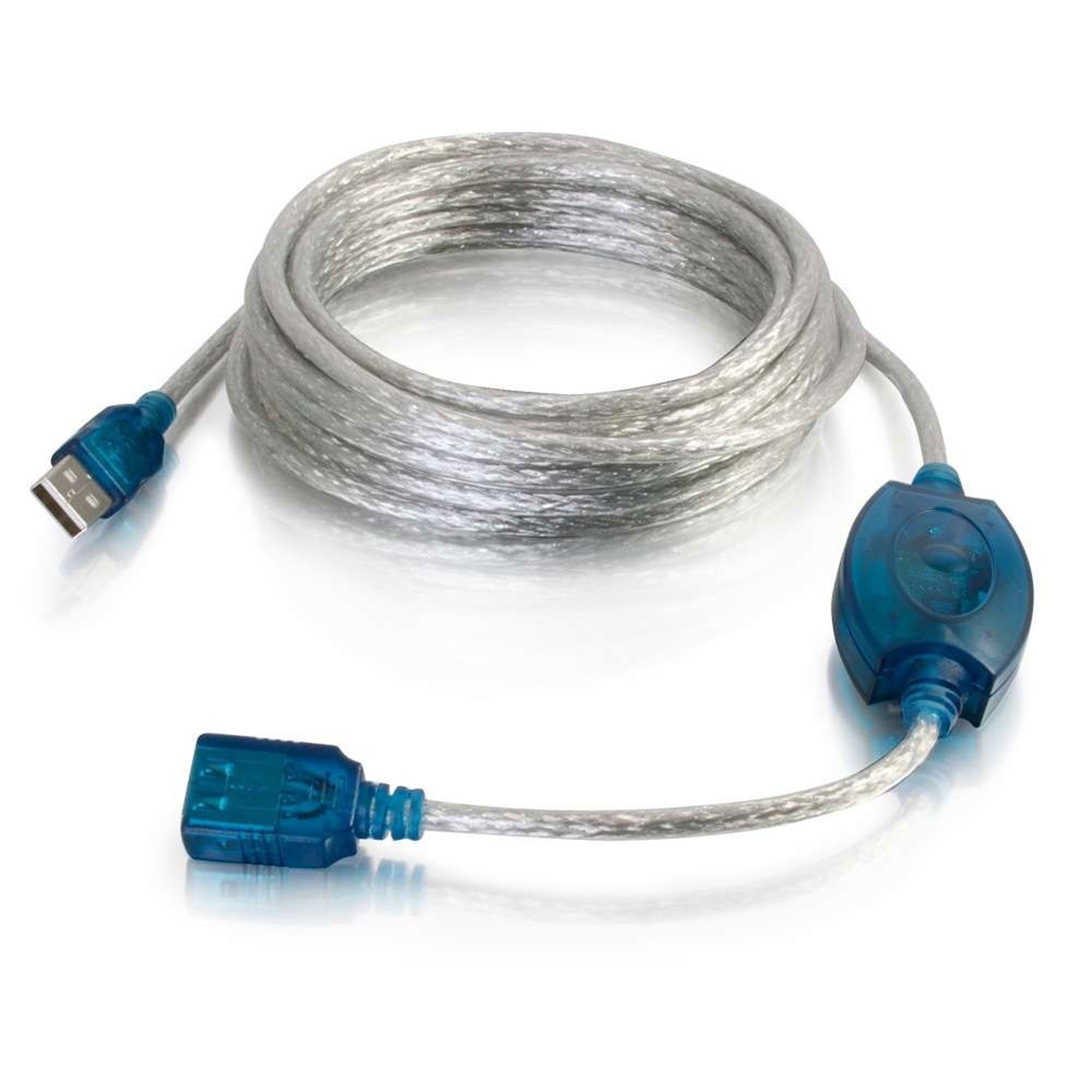 C2G USB 2.0 A Male to A Female Active Extension Cable (16.4')