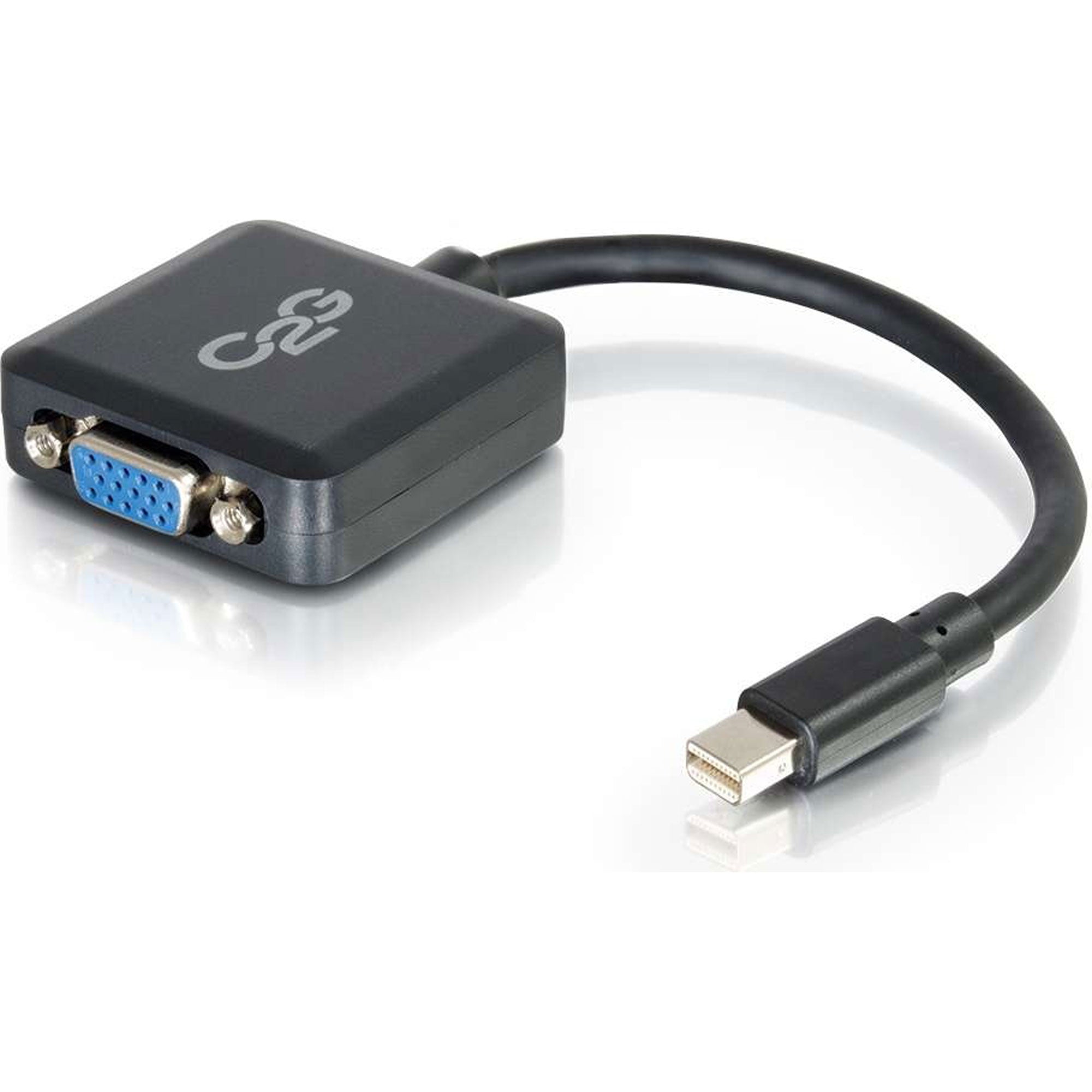 C2G Mini DisplayPort Male to VGA Female Active Adapter Converter - Black (8")