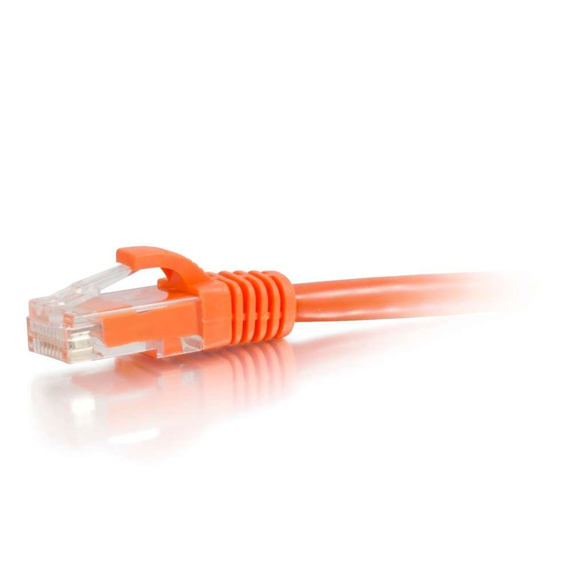 C2G Cat5e Snagless Unshielded (UTP) Ethernet Network Patch Cable - Orange (6")