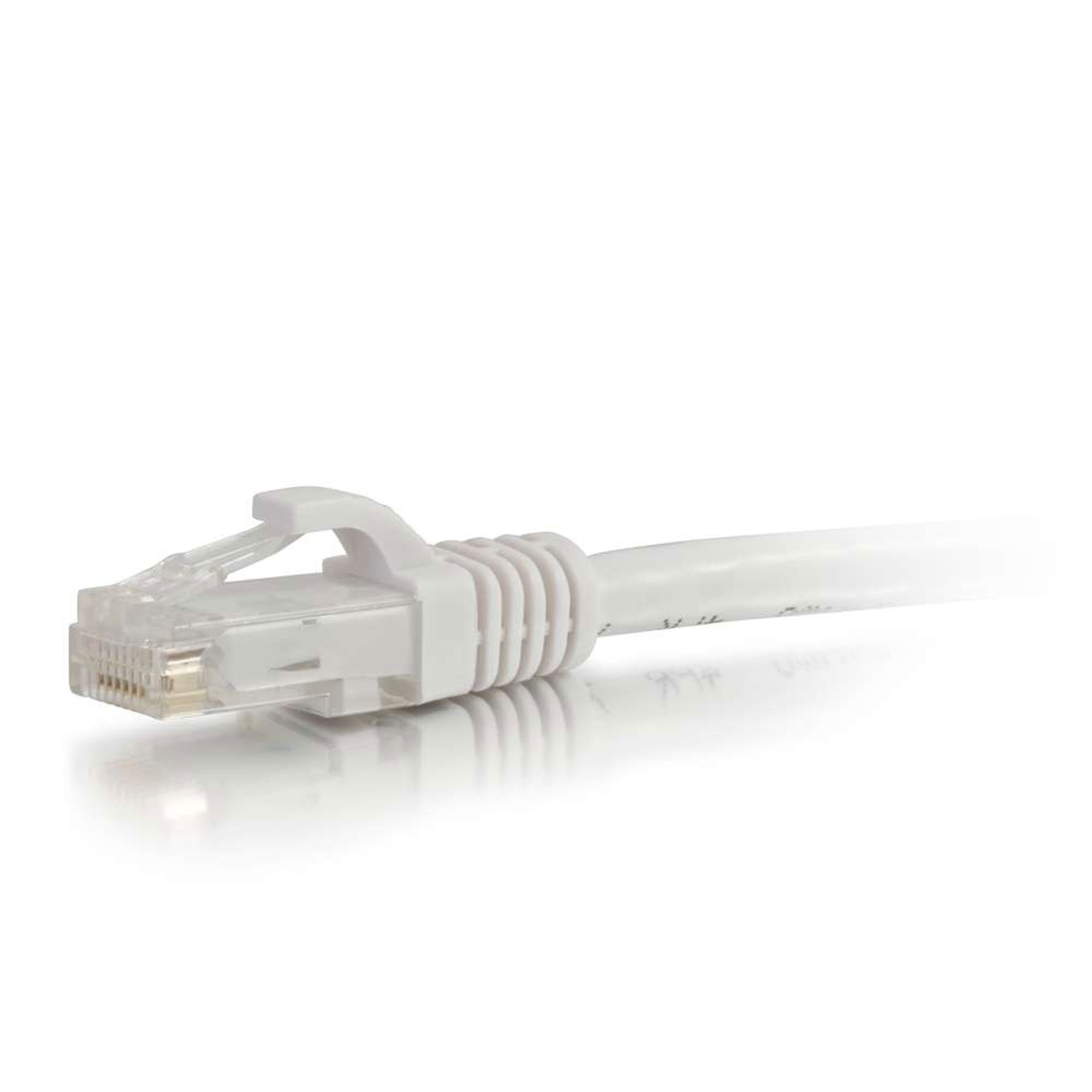 C2G Cat5e Snagless Unshielded (UTP) Ethernet Network Patch Cable - White (7')