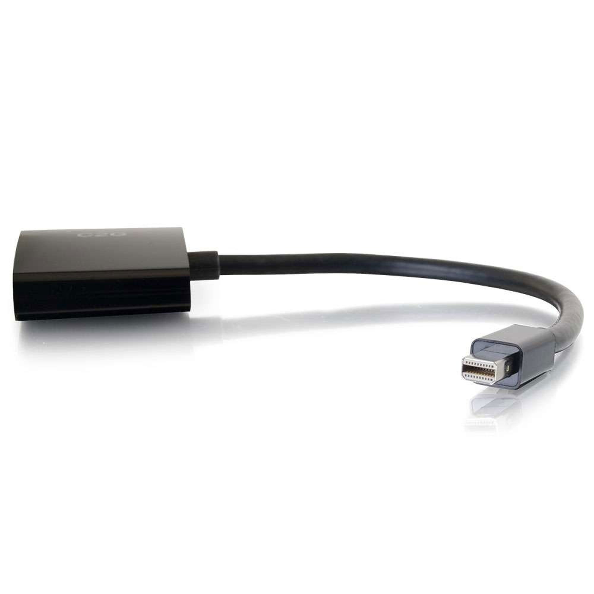 C2G 28271 Mini DisplayPort Male to 4K HDMI or VGA Female Adapter Converter - Black (8")
