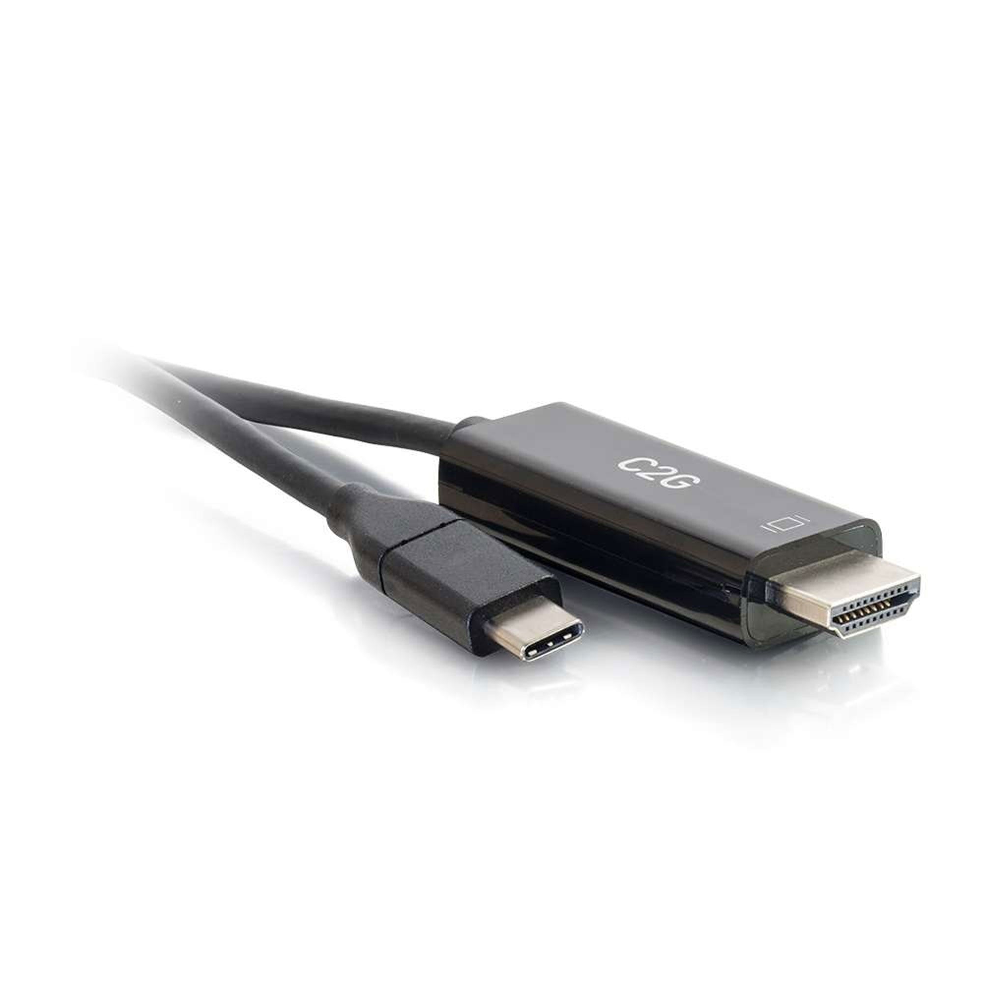 C2G USB-C to HDMI Audio/Video Adapter Cable - 4K 60Hz (3')