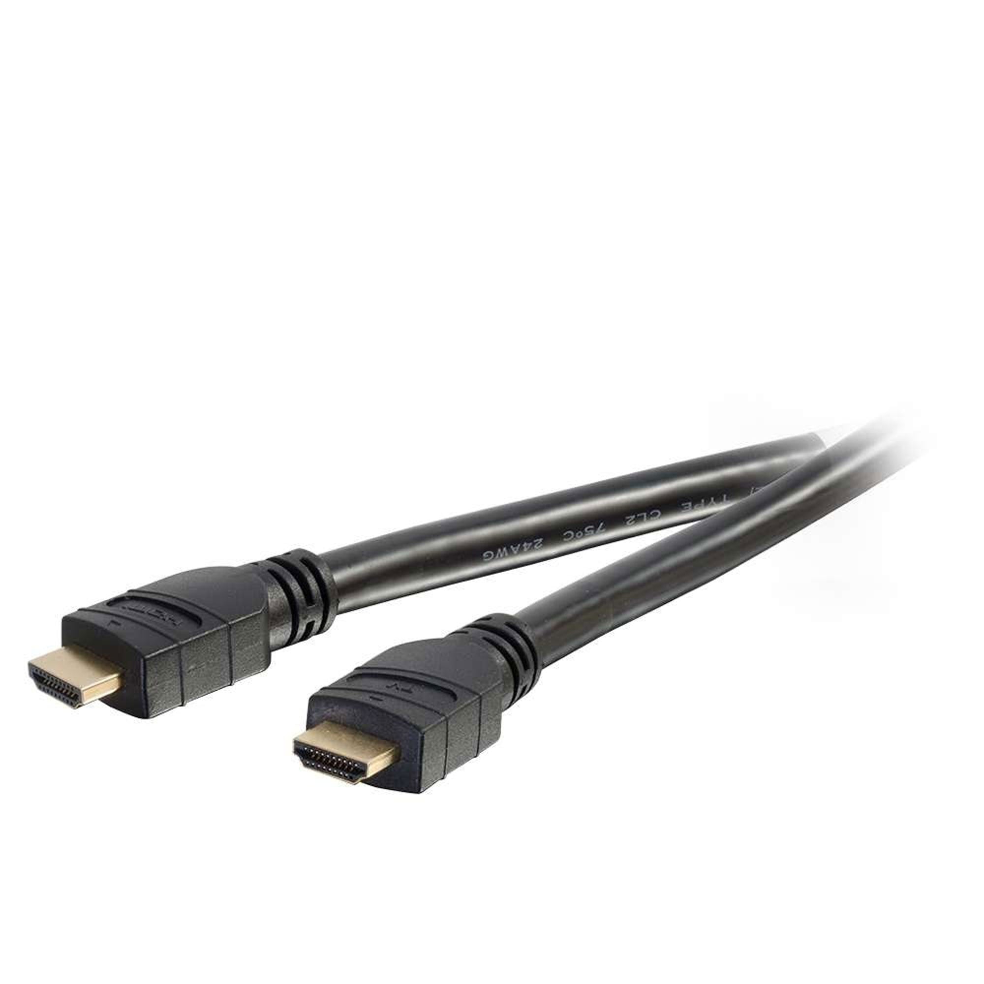 C2G Active High Speed HDMI Cable 4K 30Hz - In-Wall, CL3-Rated (75')