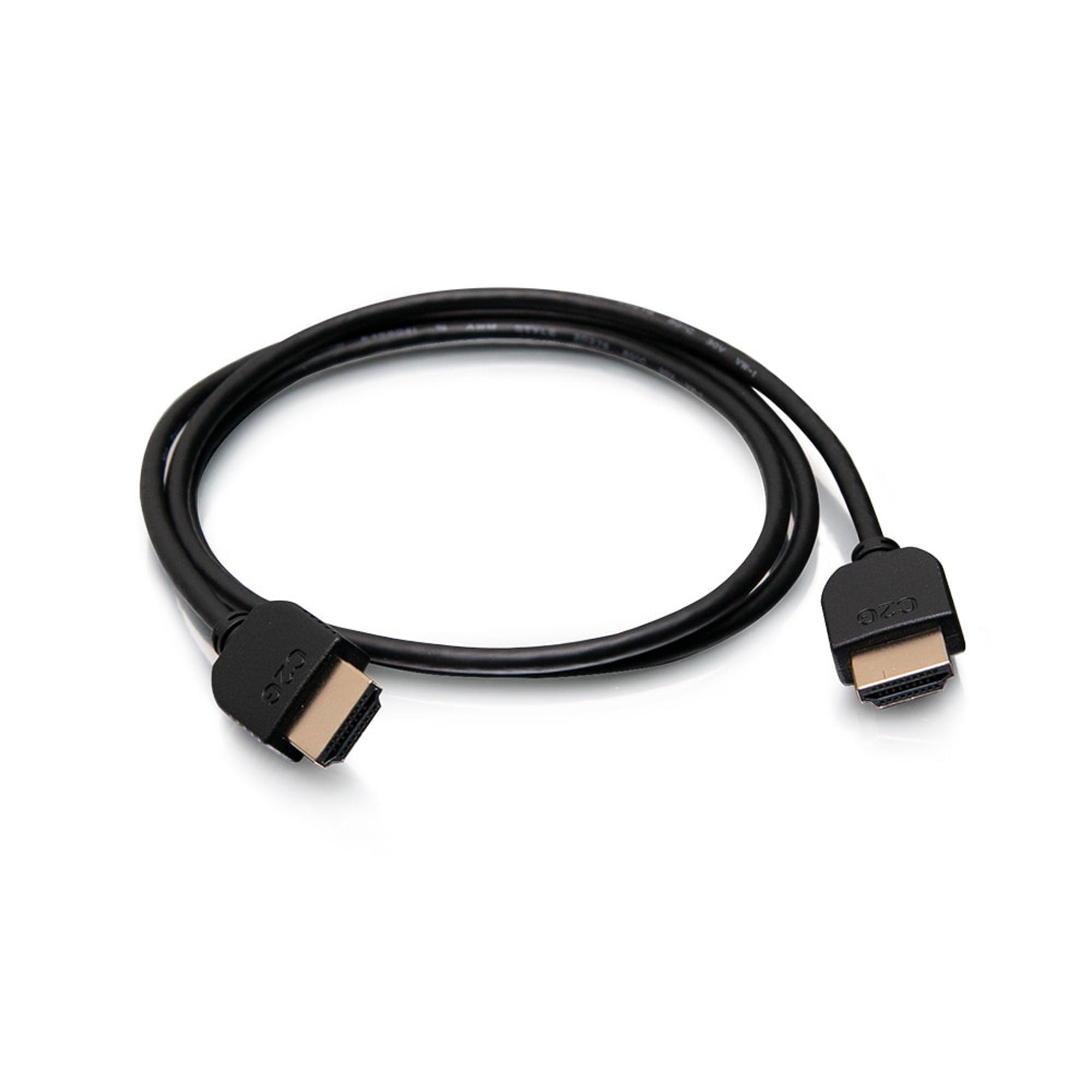 C2G Ultra Flexible High Speed HDMI Cable with Low Profile Connectors - 4K 60Hz (1')