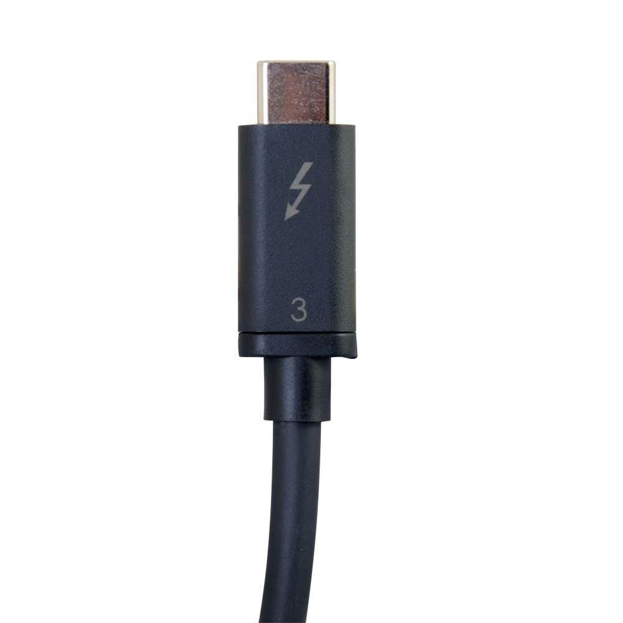 C2G 28840 Thunderbolt 3 Cable (1.5', 40Gbps)