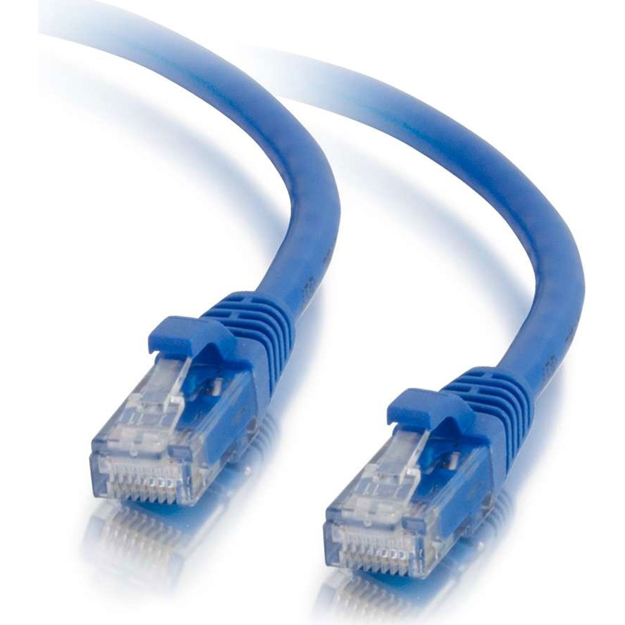 C2G Cat5e Snagless Unshielded (UTP) Ethernet Network Patch Cable - Blue (1')