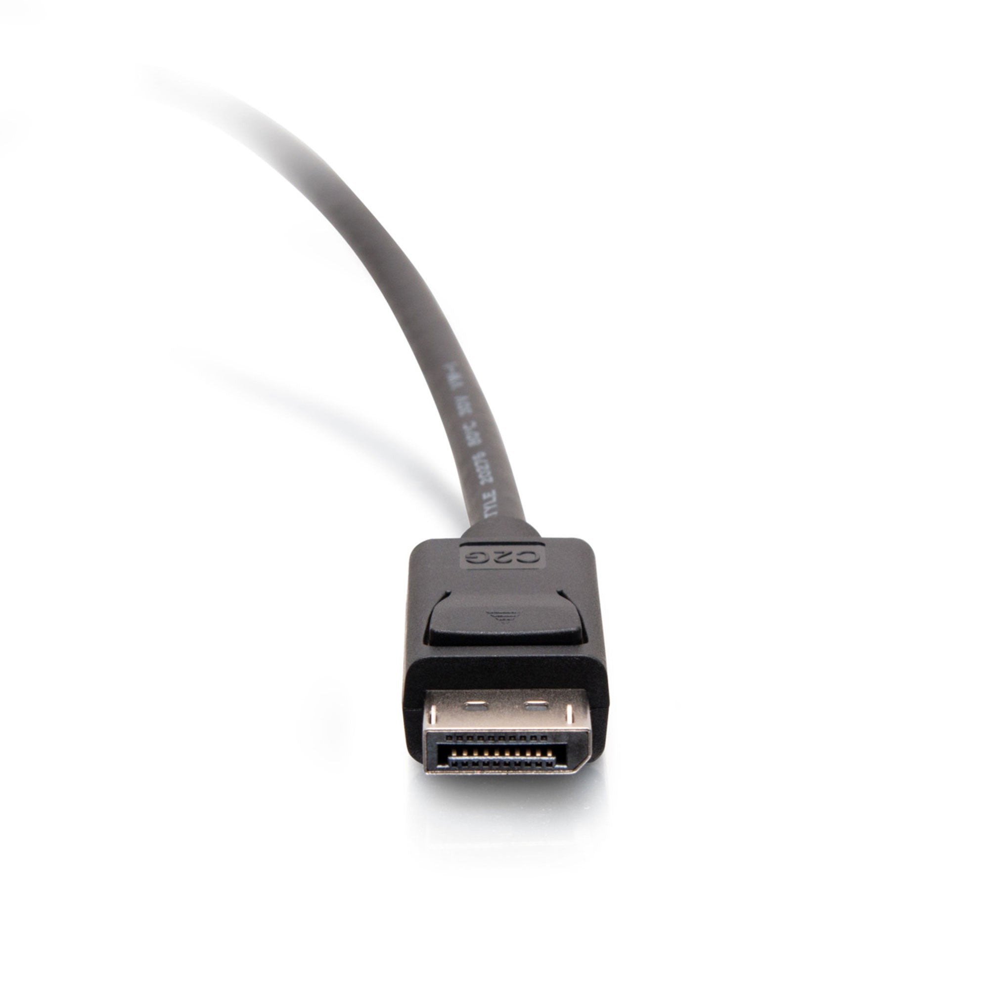 C2G DisplayPort Cable with Latches 8K UHD Male/Male - Black (15')