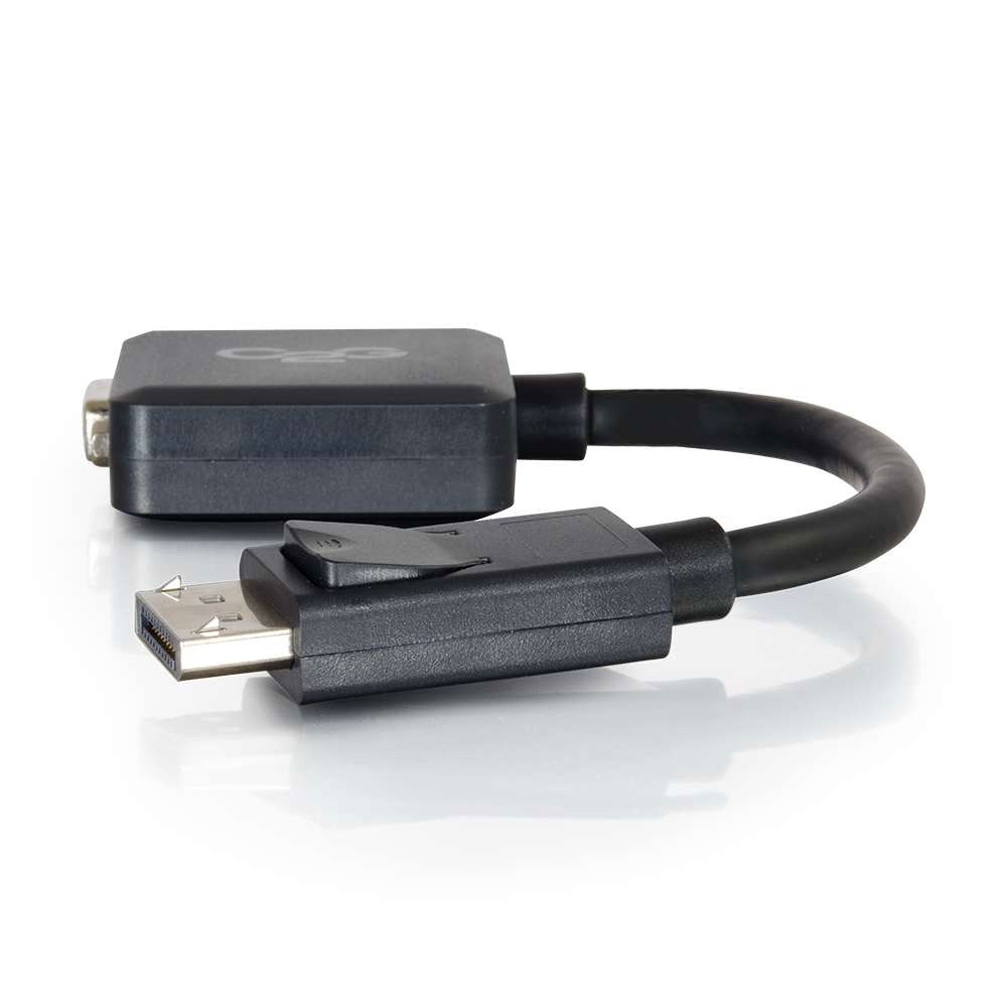 C2G DisplayPort Male to VGA Female Active Adapter Converter - Black (8")