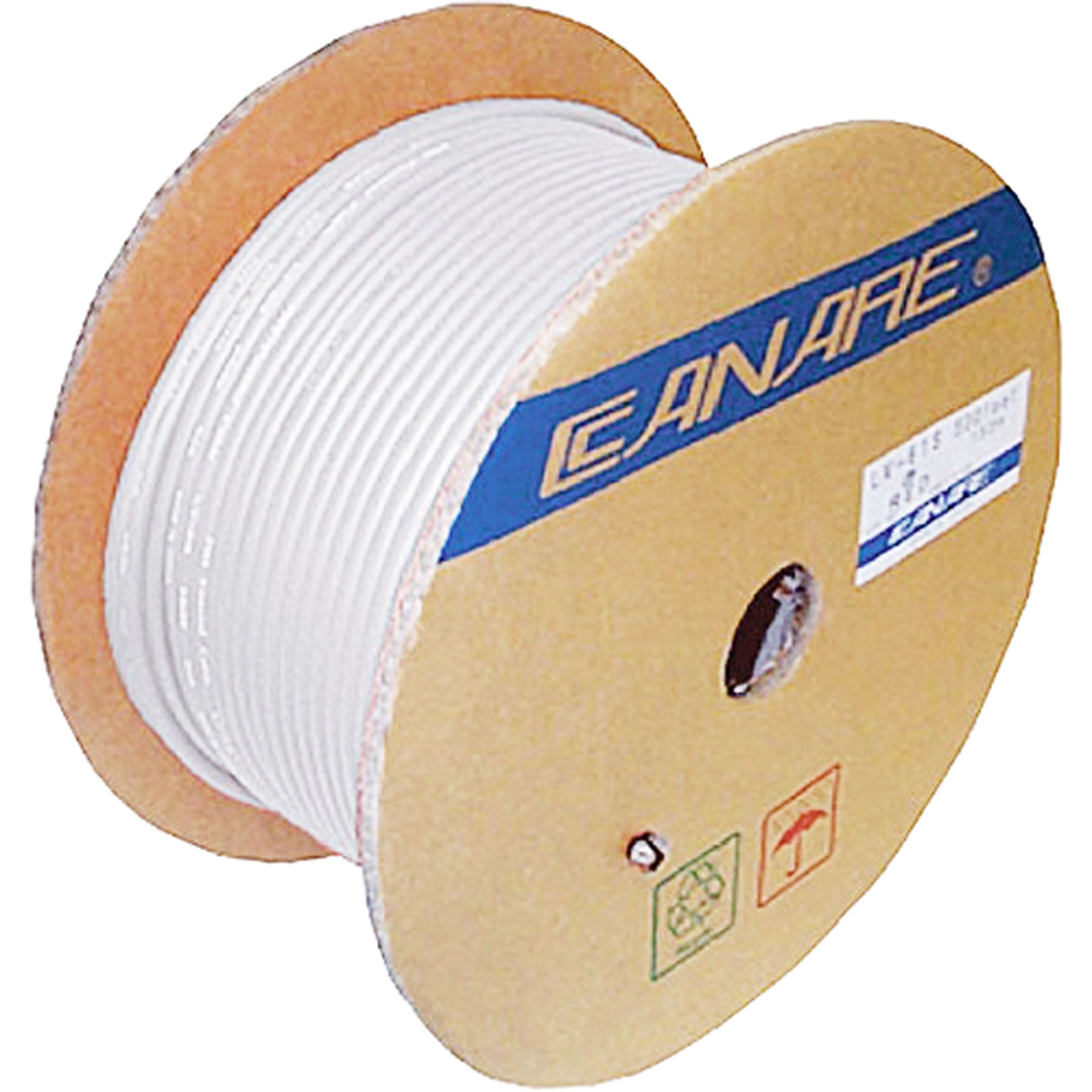 Canare LV-61S 75 Ohm Coaxial Video Cable RG-59 Type (White, 500'/153m)