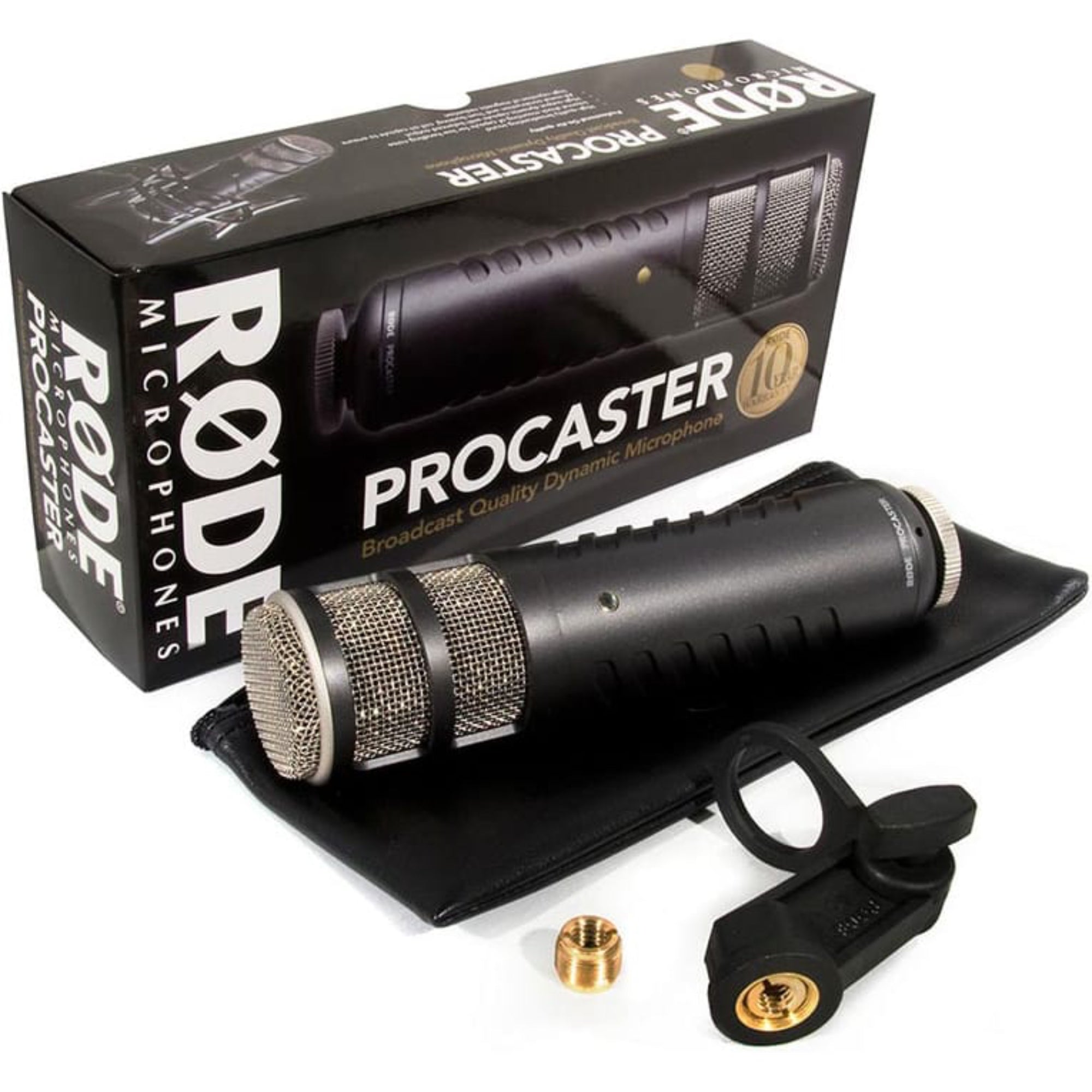 Rode Procaster Broadcast-Quality Dynamic Microphone (PSM1 Shock Mount Bundle)