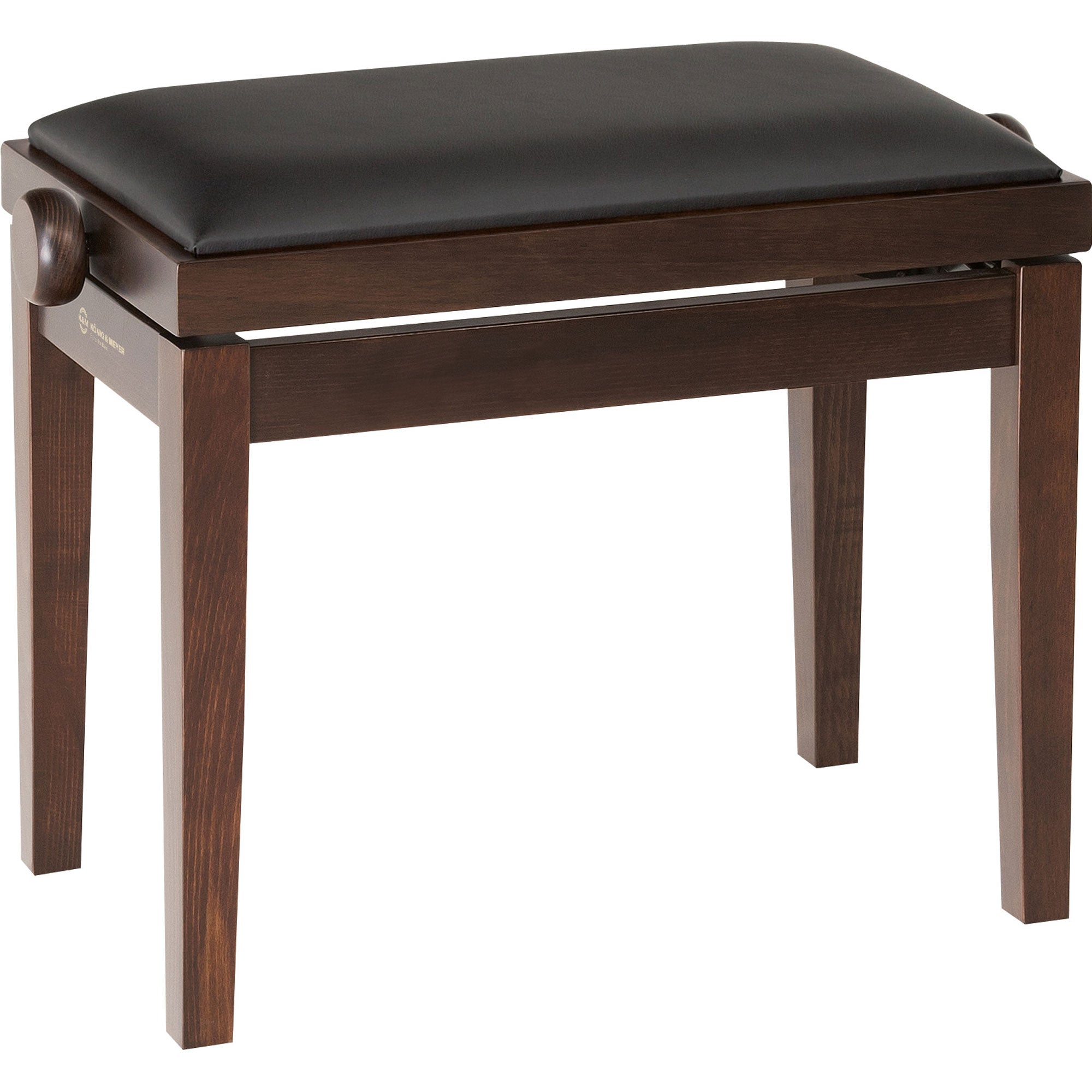 K&M Stands 13730 Piano Bench Wooden-Frame (Walnut Matte)