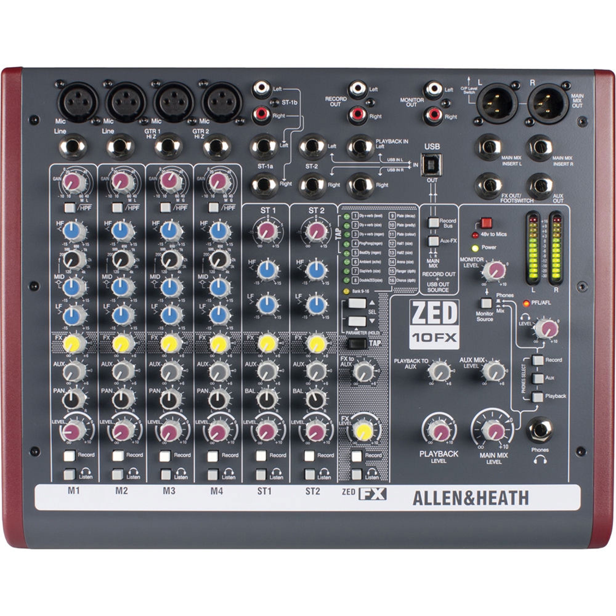 Allen & Heath ZED-10FX Multi-Purpose Miniature Mixer