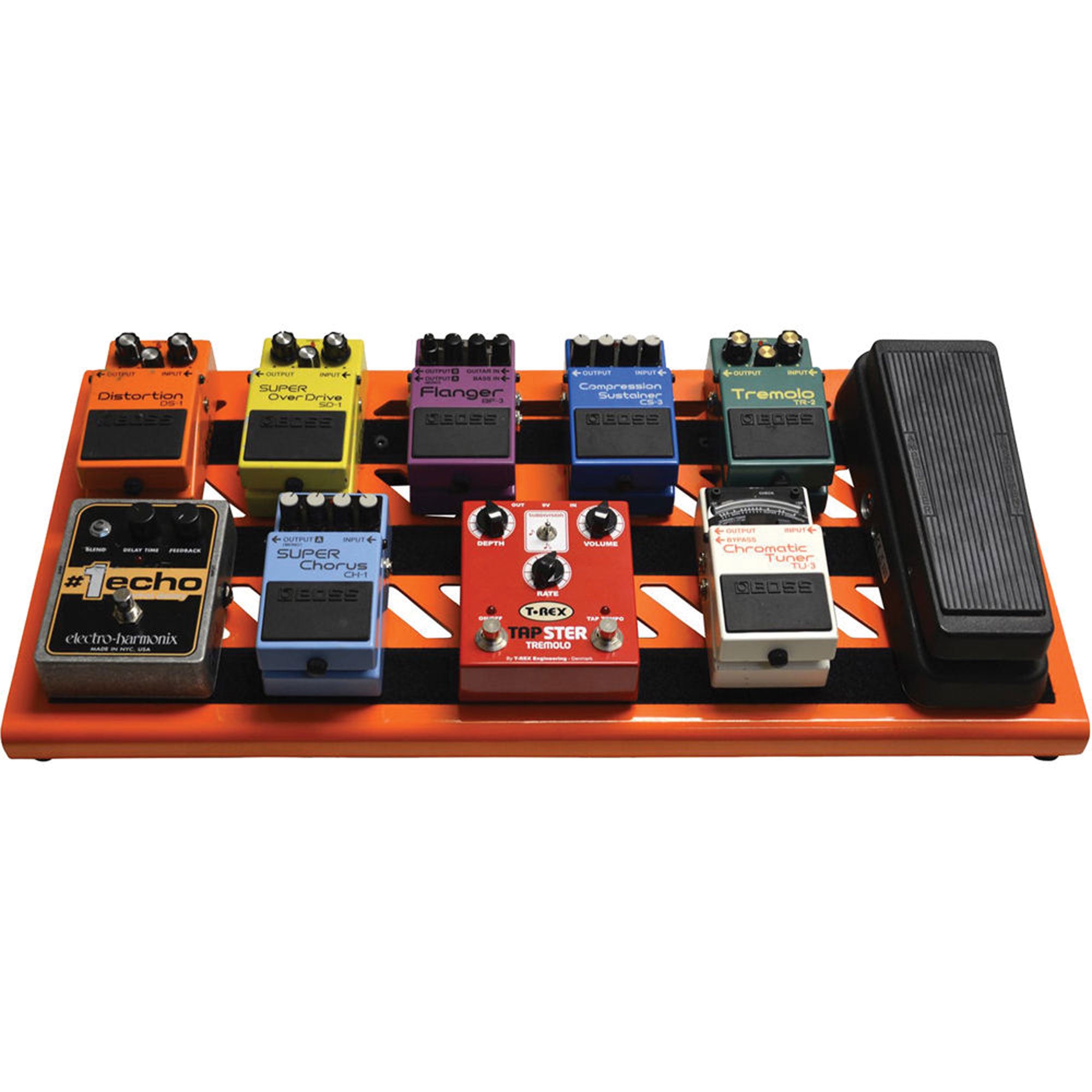 Gator Cases GPB-BAK-OR Large British Orange Pedal Board with Carry Bag