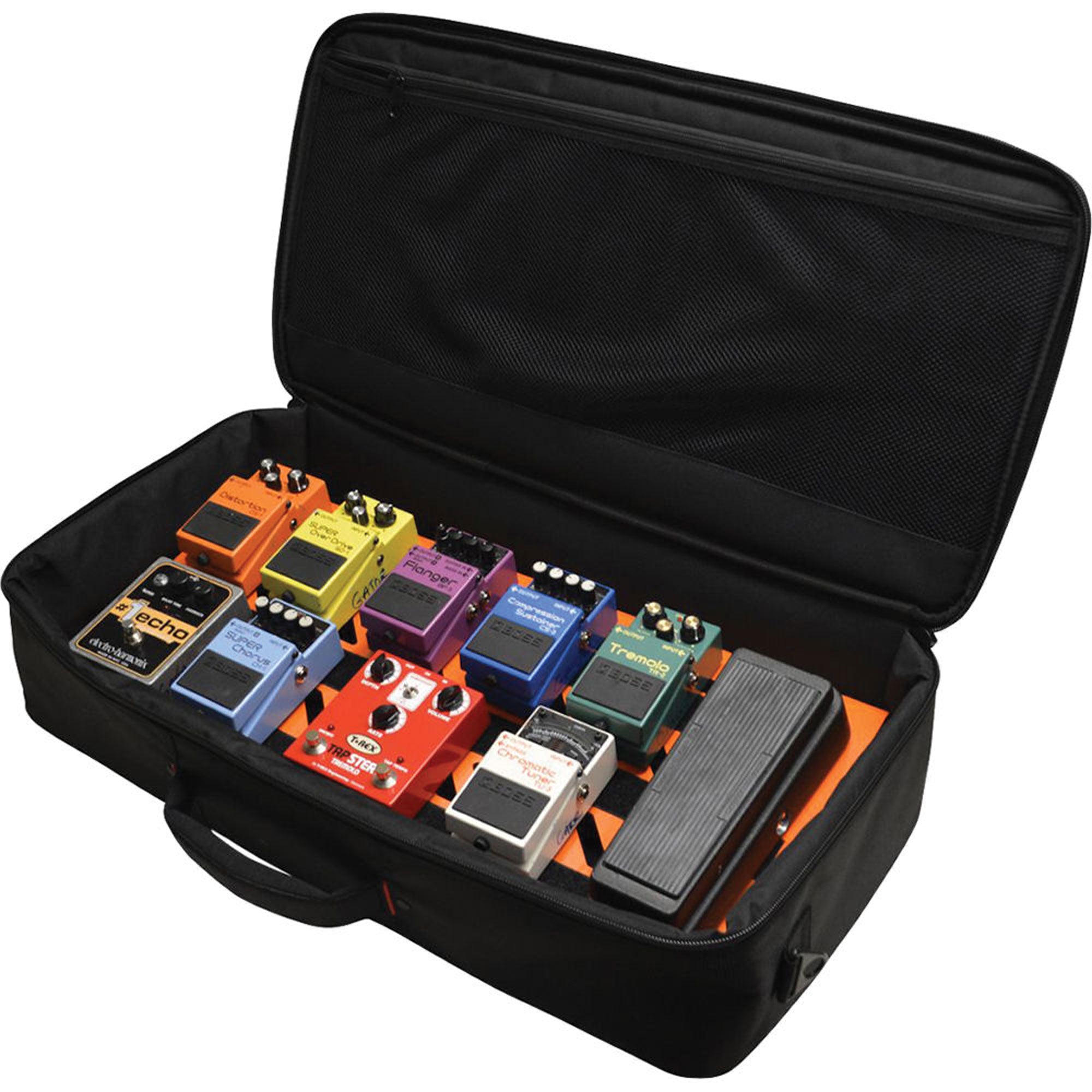 Gator Cases GPB-BAK-OR Large British Orange Pedal Board with Carry Bag