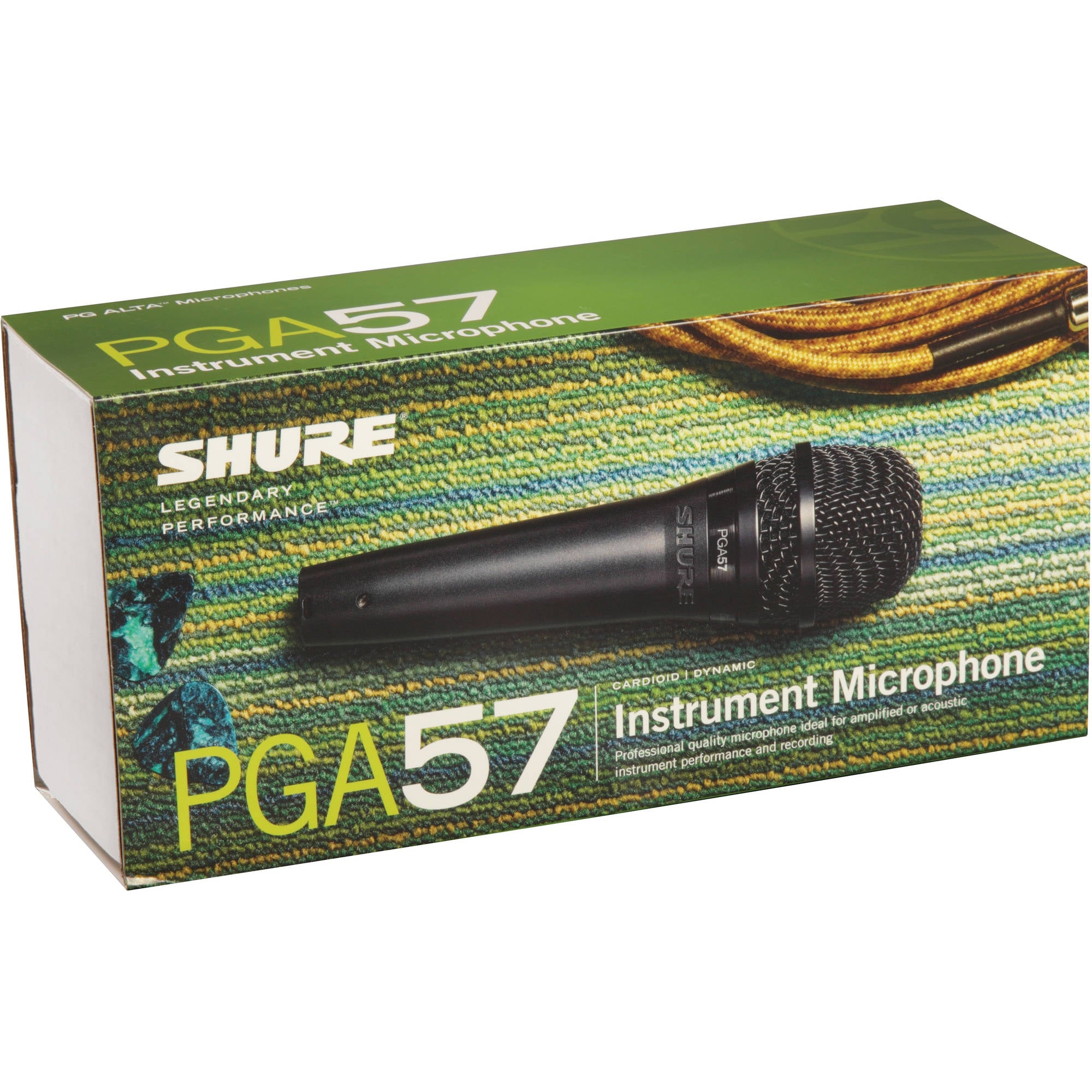 Shure PGA57 Cardioid Dynamic Instrument Microphone with XLR to XLR Cable