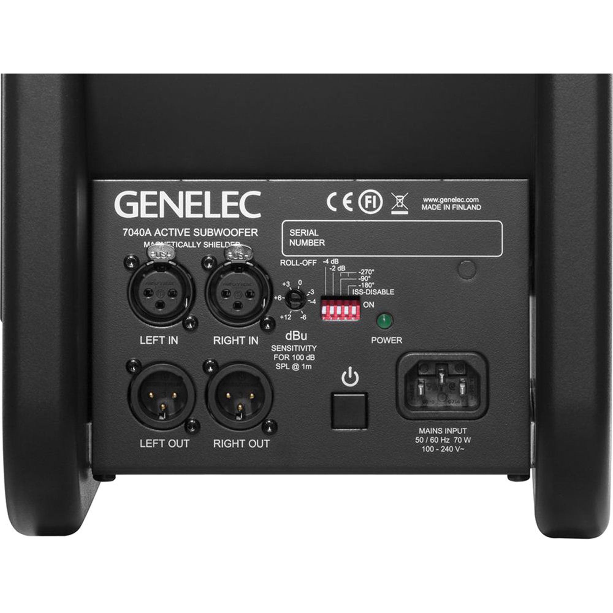 Genelec 8010.LSE Stereo Pak 3" Active 2.1 Monitoring System with 6.5" Subwoofer (Dark Grey)