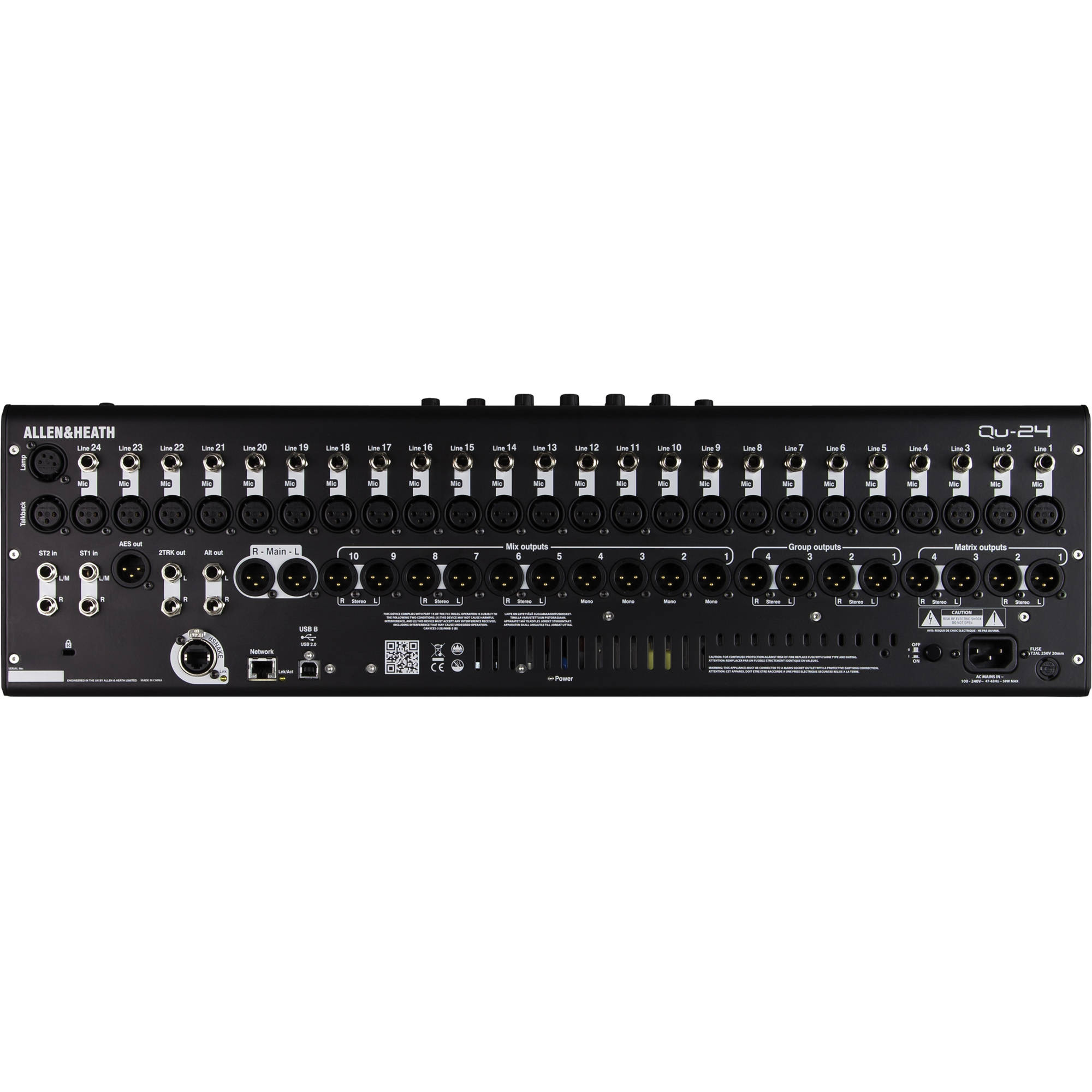 Allen & Heath Qu-24C Digital Mixer (Chrome Edition)