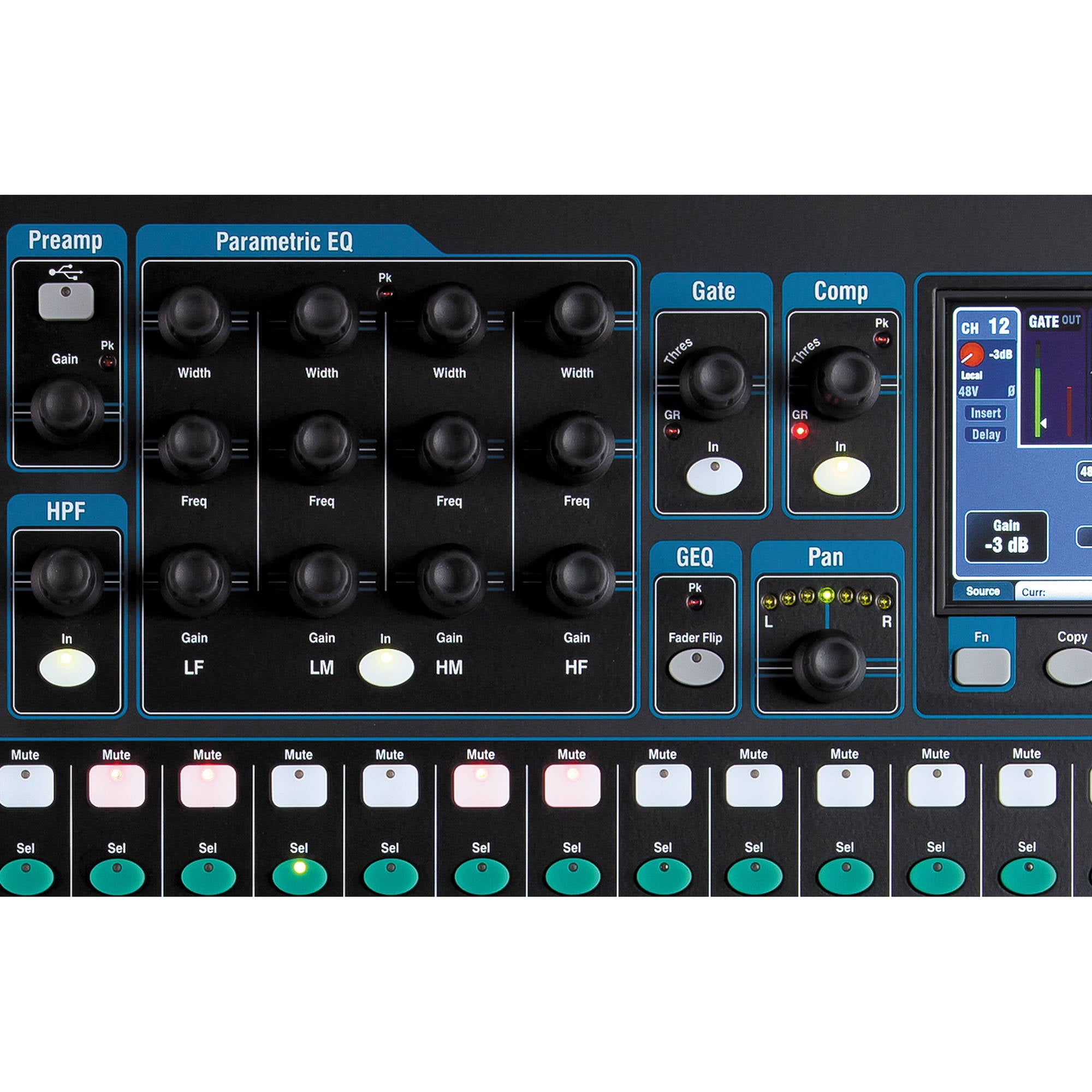 Allen & Heath Qu-24C Digital Mixer (Chrome Edition)