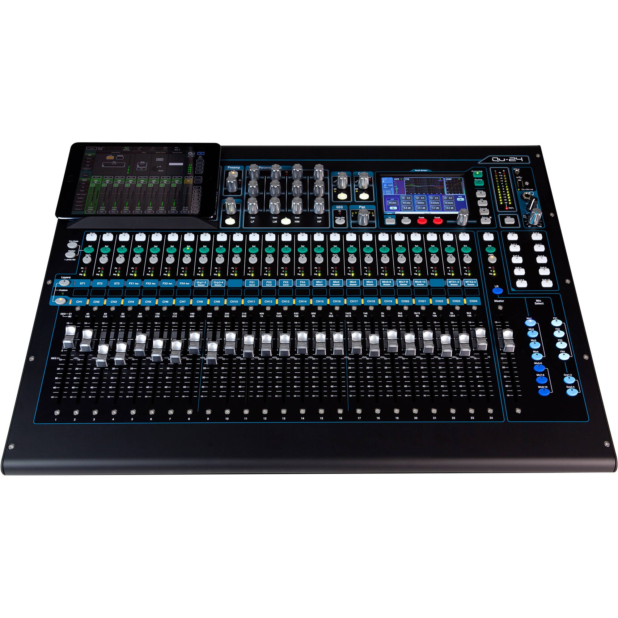 Allen & Heath Qu-24C Digital Mixer (Chrome Edition)