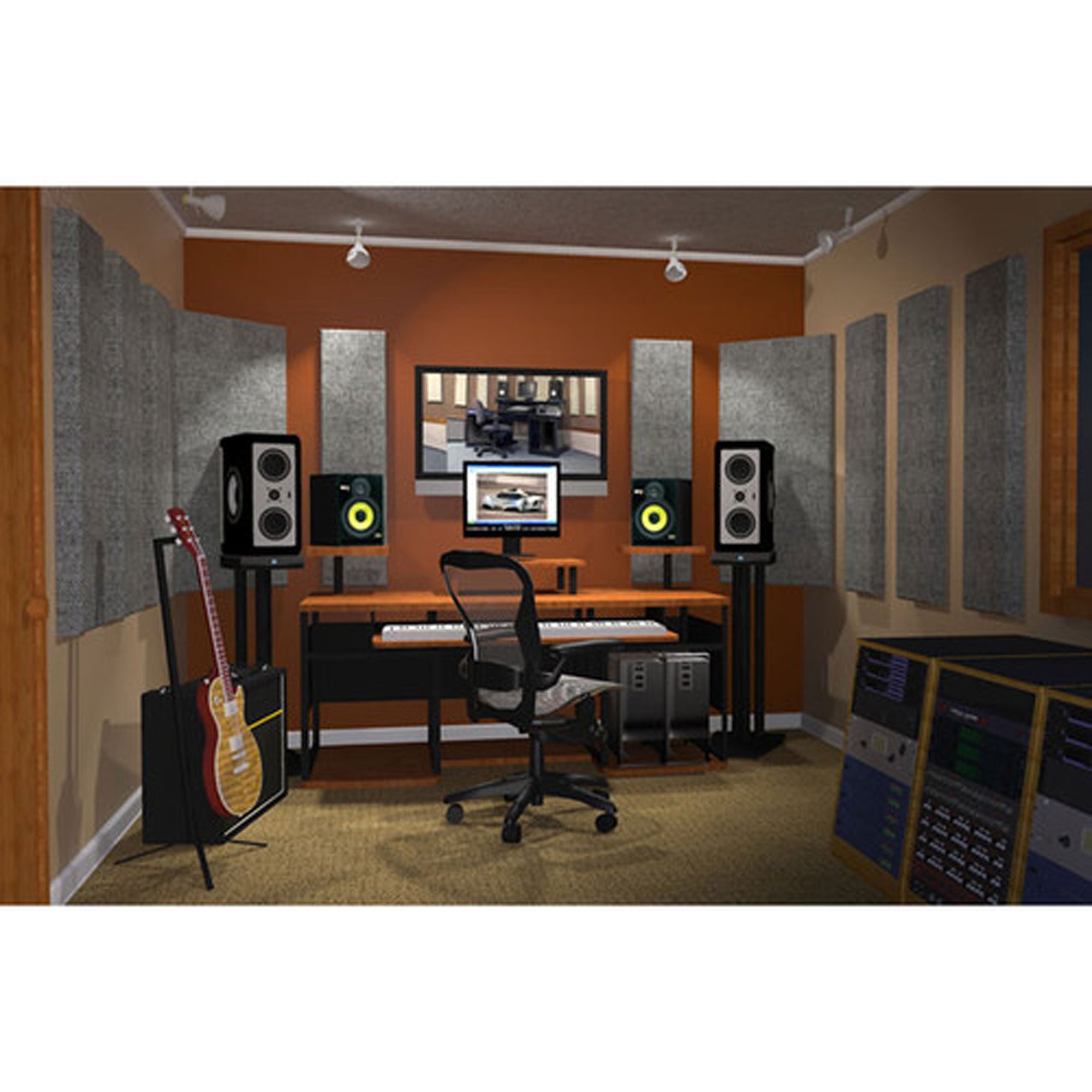 Primacoustic London 12 Studio Room Acoustic Kit (Paintable White)