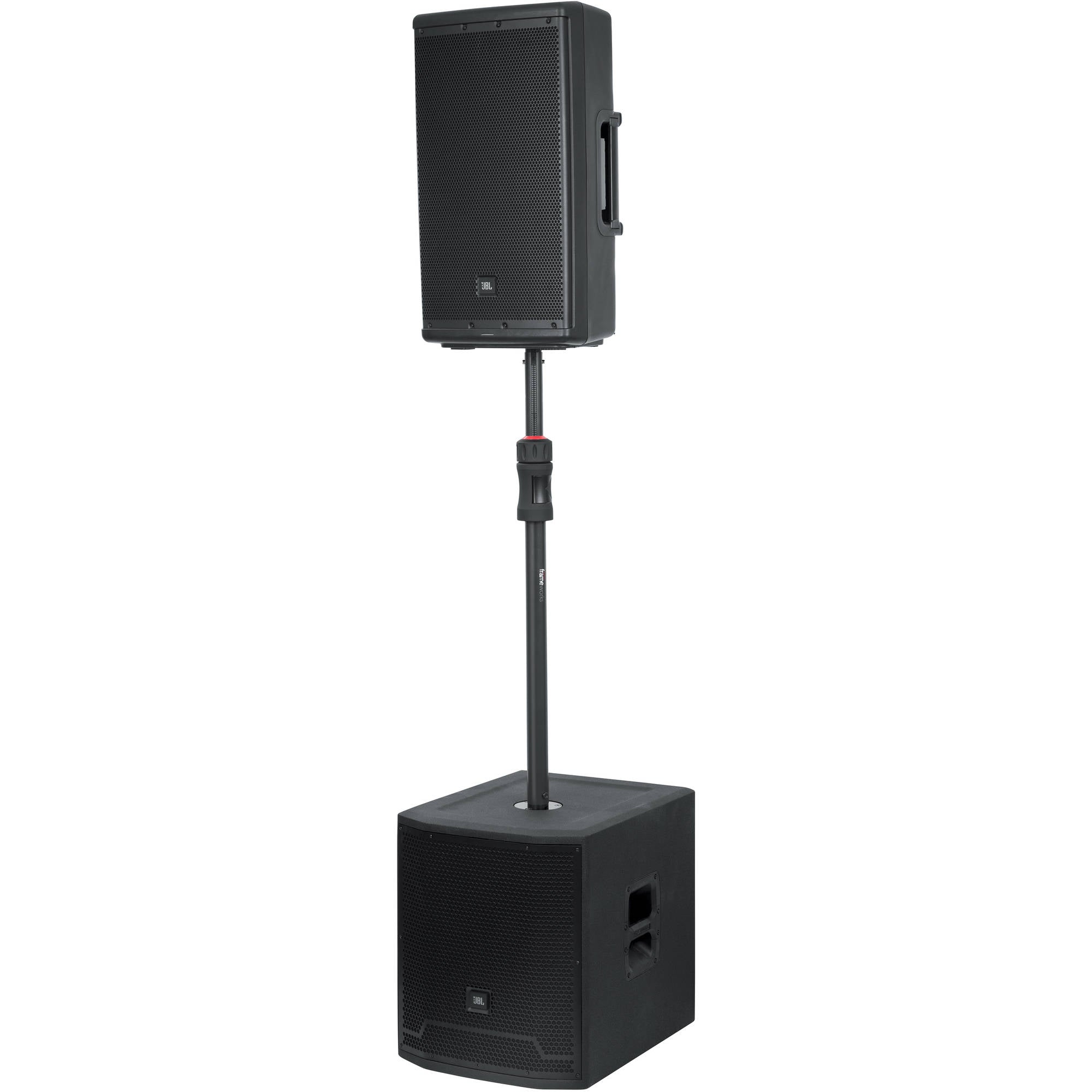 Gator Frameworks GFW-ID-SPKR-SP ID Series Lift-Assisted Speaker Subwoofer Pole